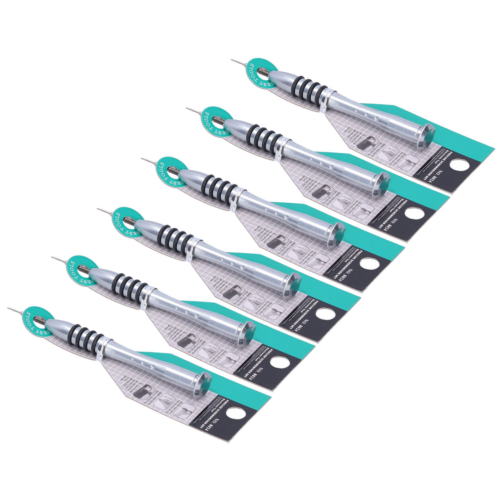 6-teiliges Schlitzschraubendreher-handdemontage- Und Reparaturwerkzeug 25 Mm Für Elektronikgeräte Mit Gummiring 1.0-