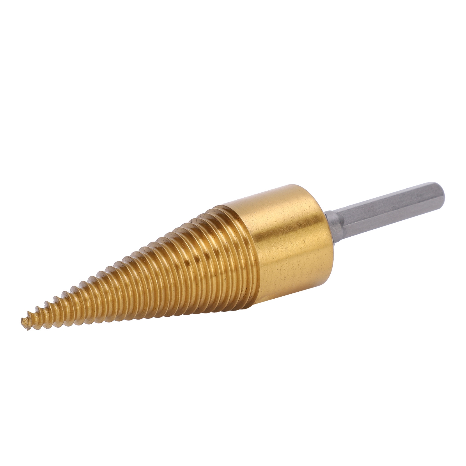 Brennholzspalter-kegelbohrer Mit Sechskantschaft, Titanbeschichtung, 32 Mm, S