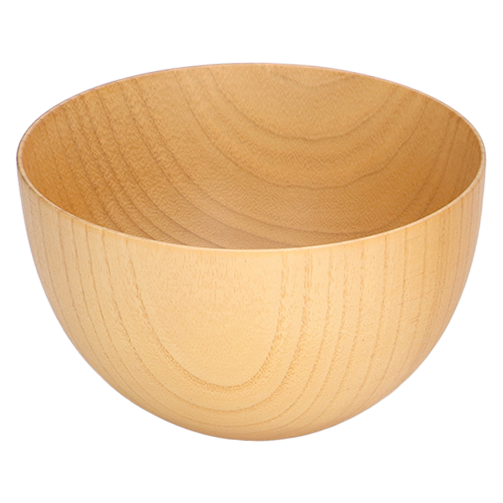 Runde Holzschüssel, Küchenutensil, Lebensmittelbehälter, Helle Farbe, Schlicht, Für Nüsse, Vorspeisen, Obstsnacks, Mittlere Größe