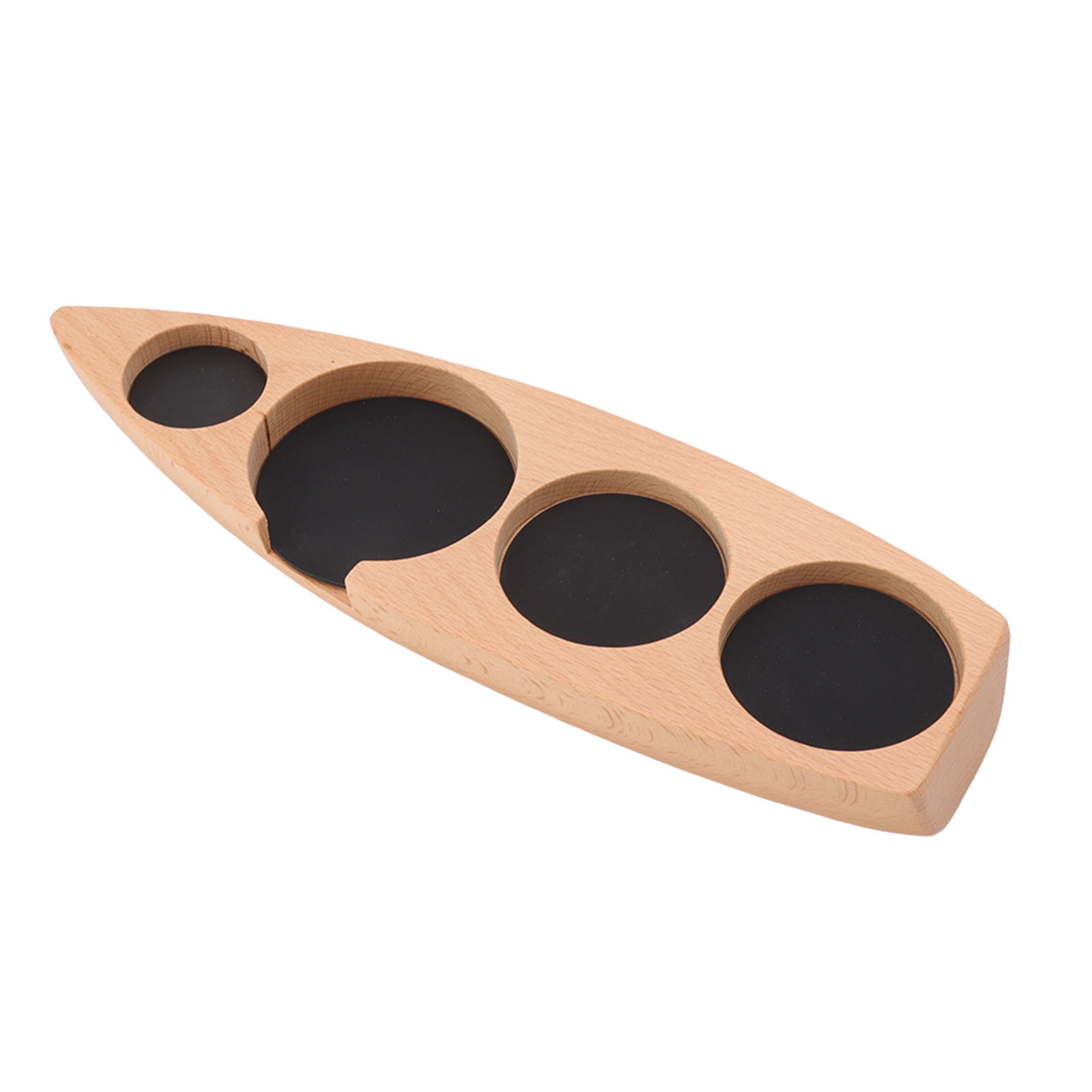 Kaffeestampferhalter Aus Holz, Buche, Klein, Für 51 Mm/2,0 Zoll Und 53 Mm/2,1 Zoll