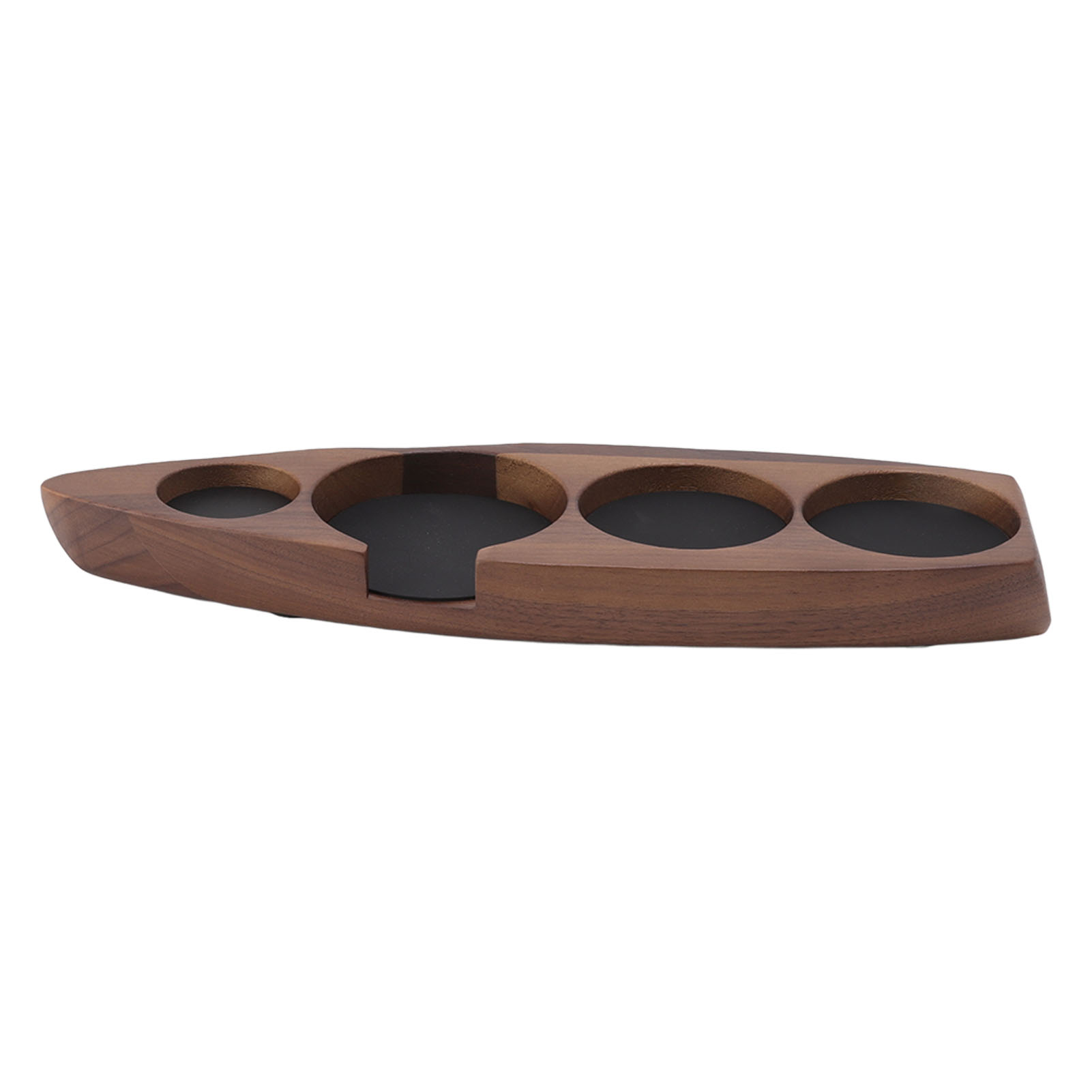 Kaffeestampferhalter Aus Holz, Große Ausführung, Passend Für 58 Mm/2,3 Zoll, Mit Tampermatte Und Aufbewahrungsmöglichkeit Für Kaffeemaschinen.