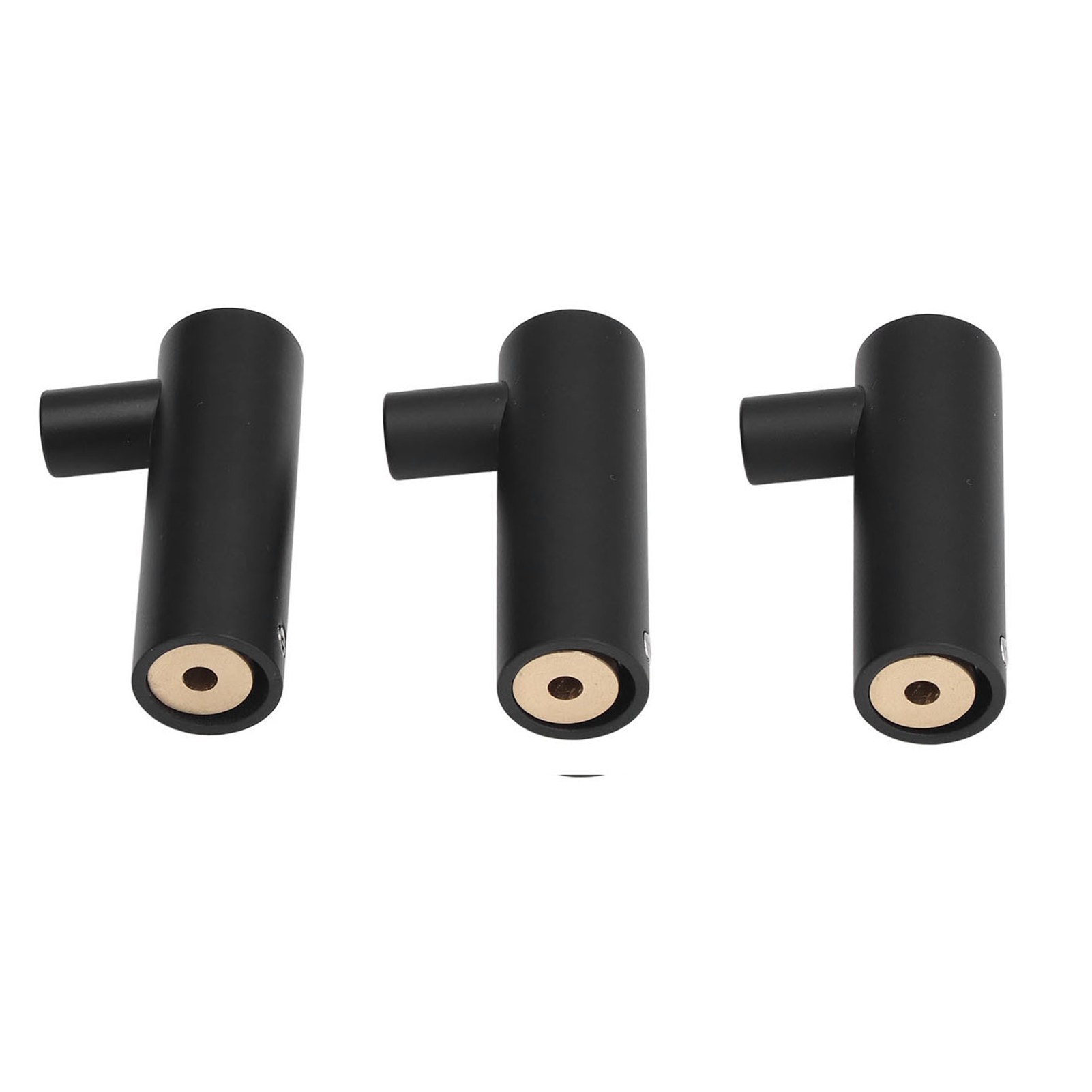 Set Aus 3 Wandhandtuchhaken Aus Mattschwarzem Edelstahl Für Badezimmer, Küche Oder Balkon.
