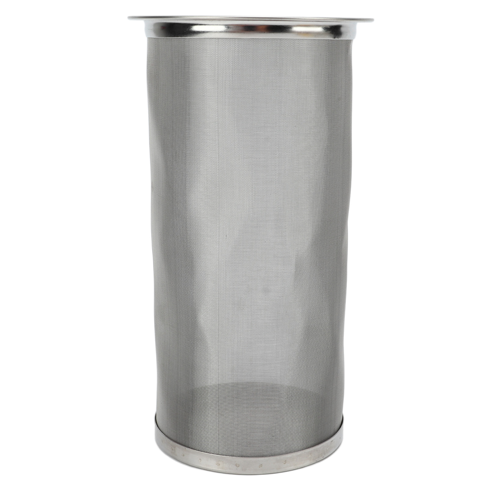 Wiederverwendbarer Edelstahl-kaffeefilter Für Kaltbrühkaffee, Große Öffnung, Zylindrisch, Mit Weißer Dichtung, Für Tee, 8 X 21 Cm / 3,15 X 8,27 Zoll