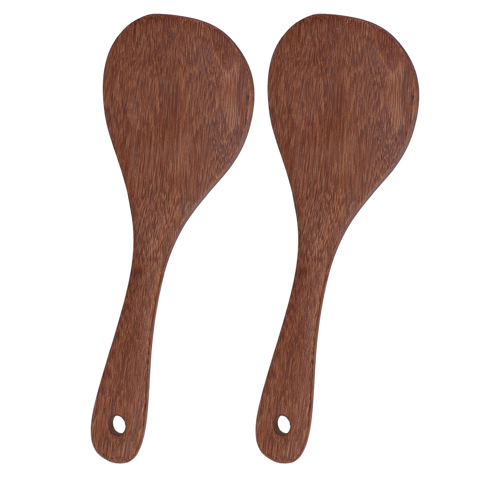Reislöffel Aus Naturholz, Ideal Zum Reiskochen, Kochen Und Umrühren Von Reis, Mit Runder Öffnung