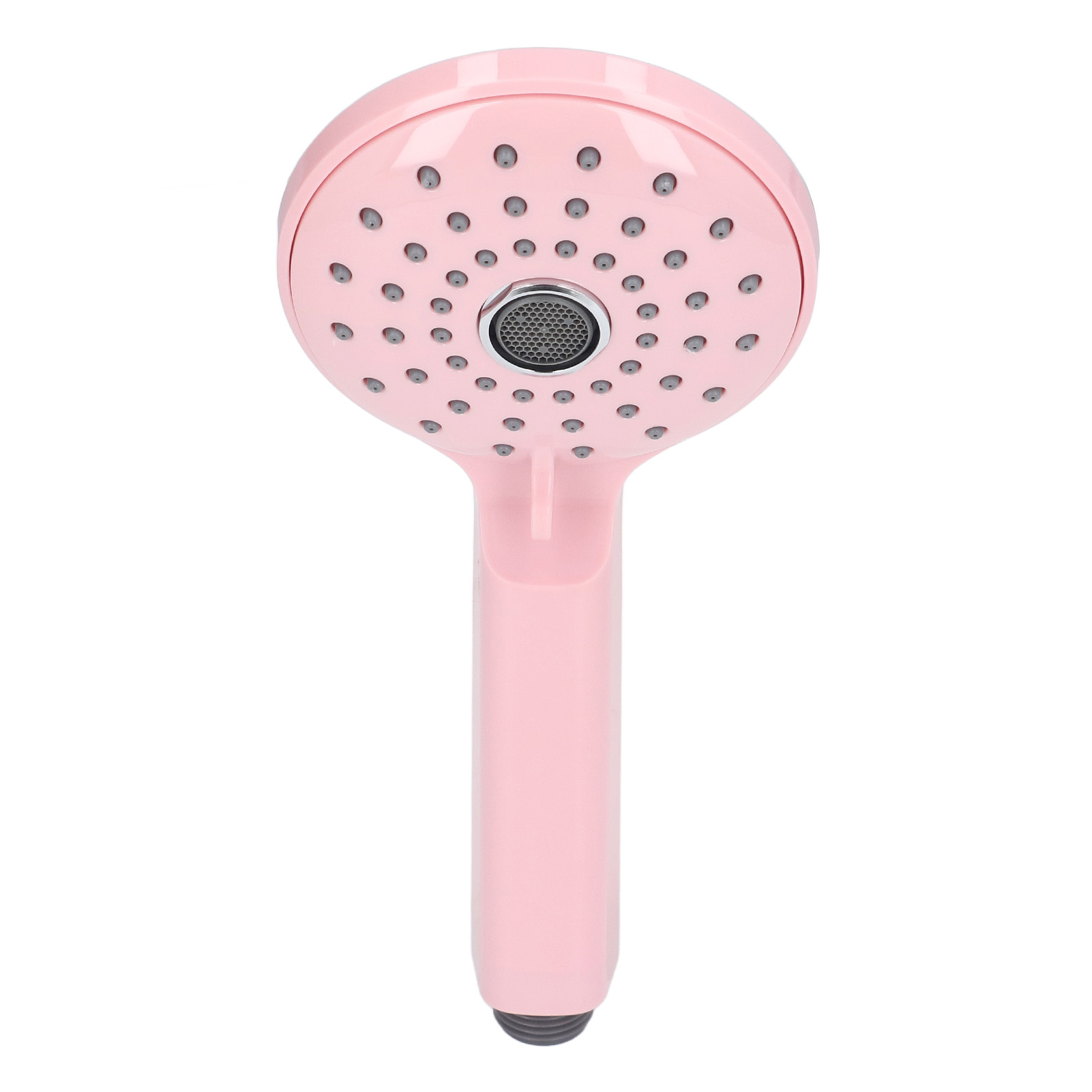 Handbrausekopf Aus Abs, Zwei Druckstufen, Hochdruck-spritzschutzstrahl, Pinkfarbenes Badezimmeraccessoire