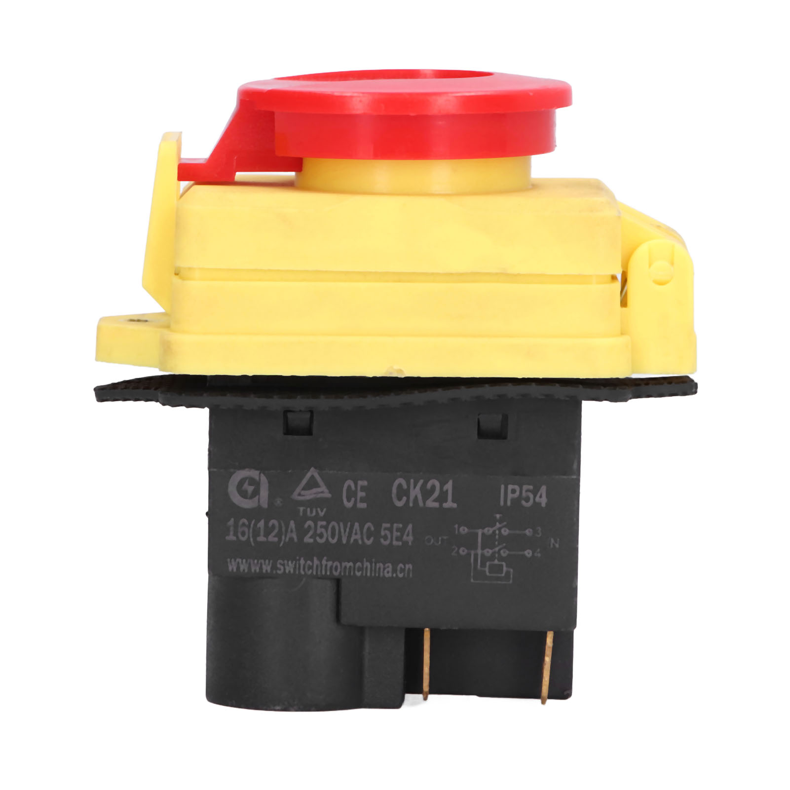 250v Industrieller Elektromagnetischer Schalter, Wasserdicht, Ein/aus-druckknopfschalter Für Schneidemaschinen