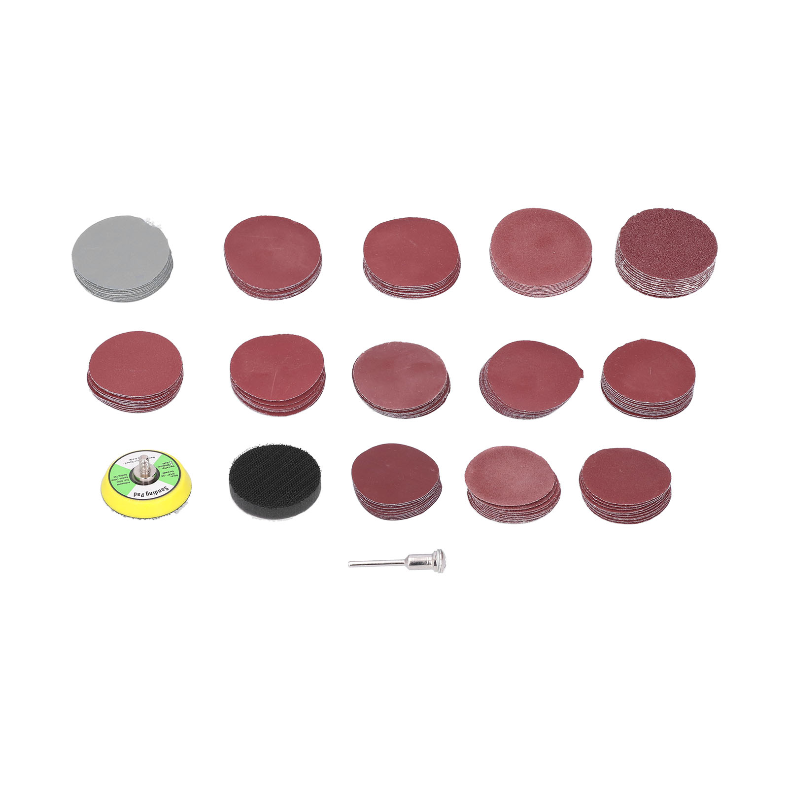 133-teiliges Schleifscheiben-set Zum Polieren Mit Schleifpad, Rundes Schleifpapier 2 Zoll, Dm05601281