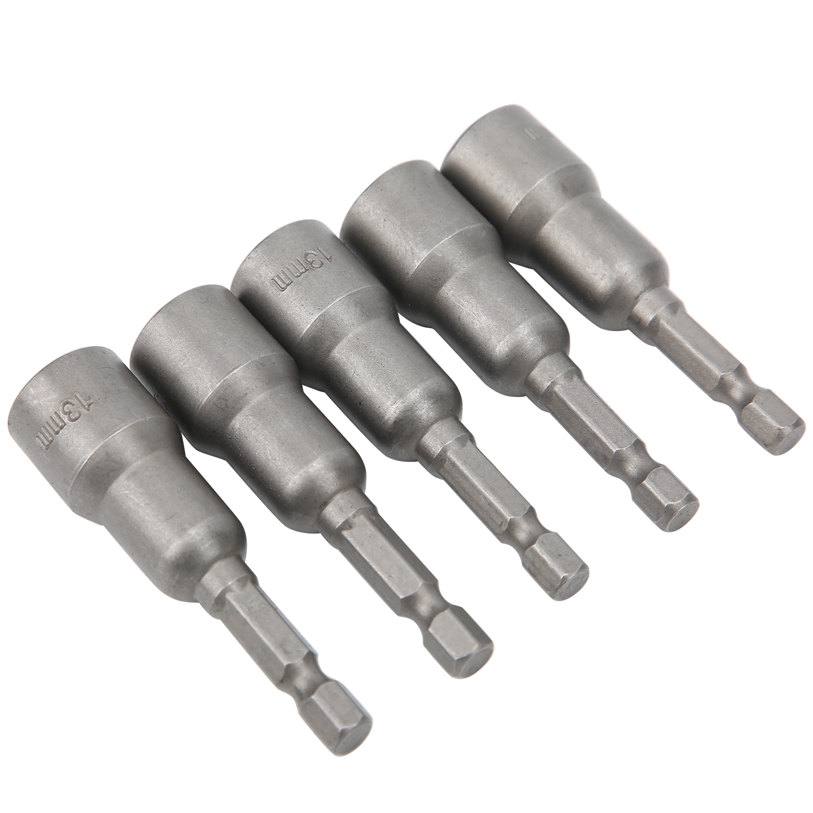 5-teiliges Professionelles Sechskant-steckschlüssel-bit-set (13 Mm) Für Druckluft-schlagschrauber