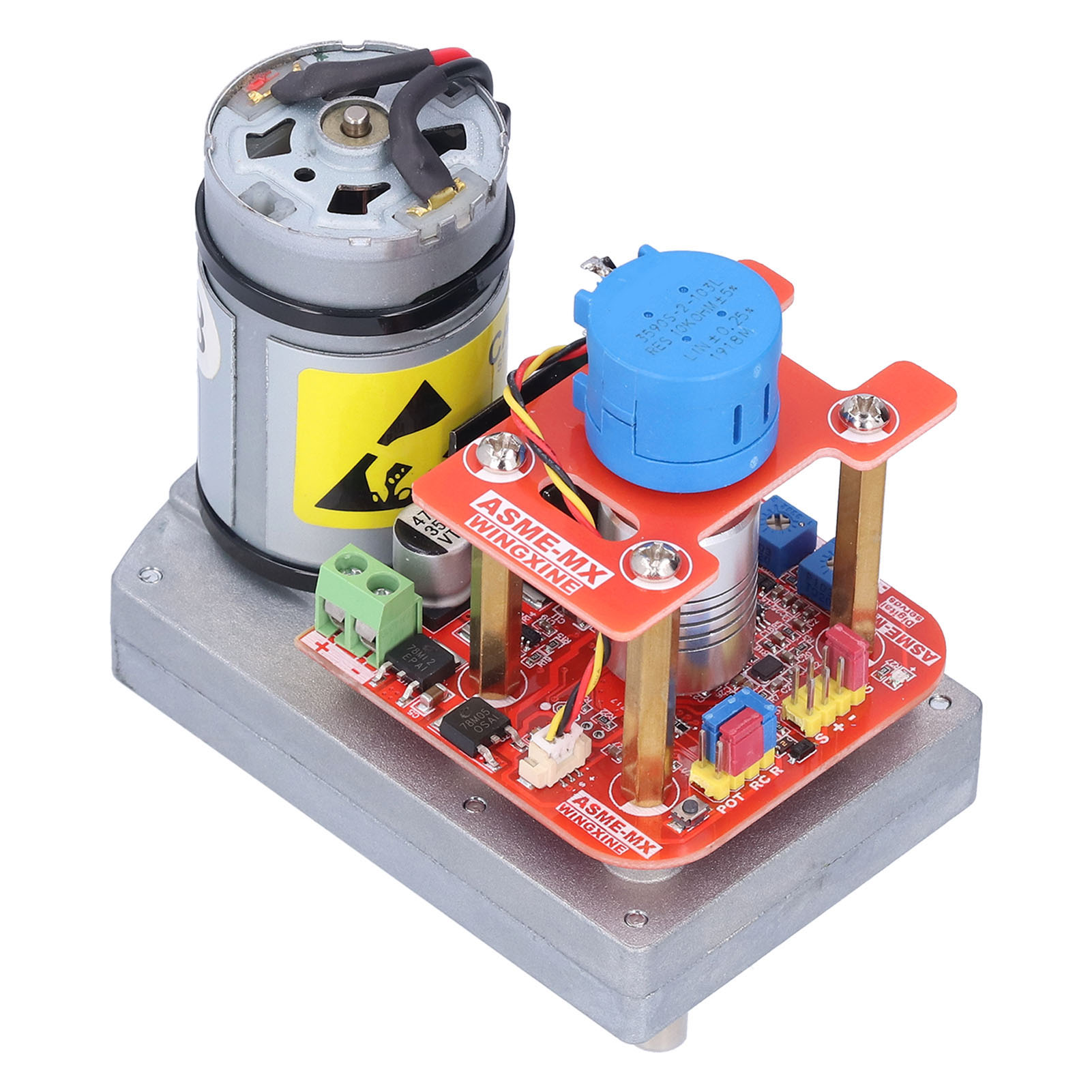 Mikro-servo-motortreiber Mit Hoher Torsionskraft, 3600° Einstellbarem Winkel, 12 V/24 V Dc, Asmemxb