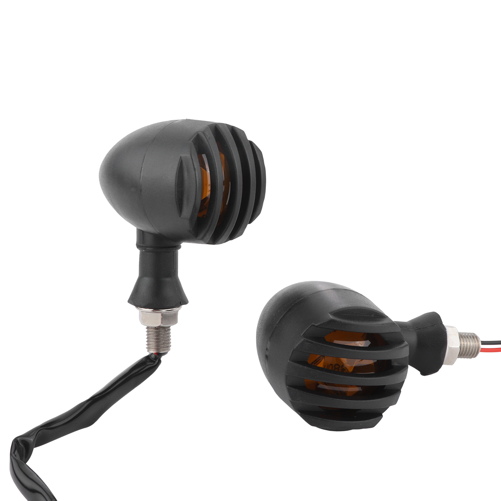 2er-set Motorradblinker, Led-blinkerpaar, 12 V, 10 Mm Gewinde