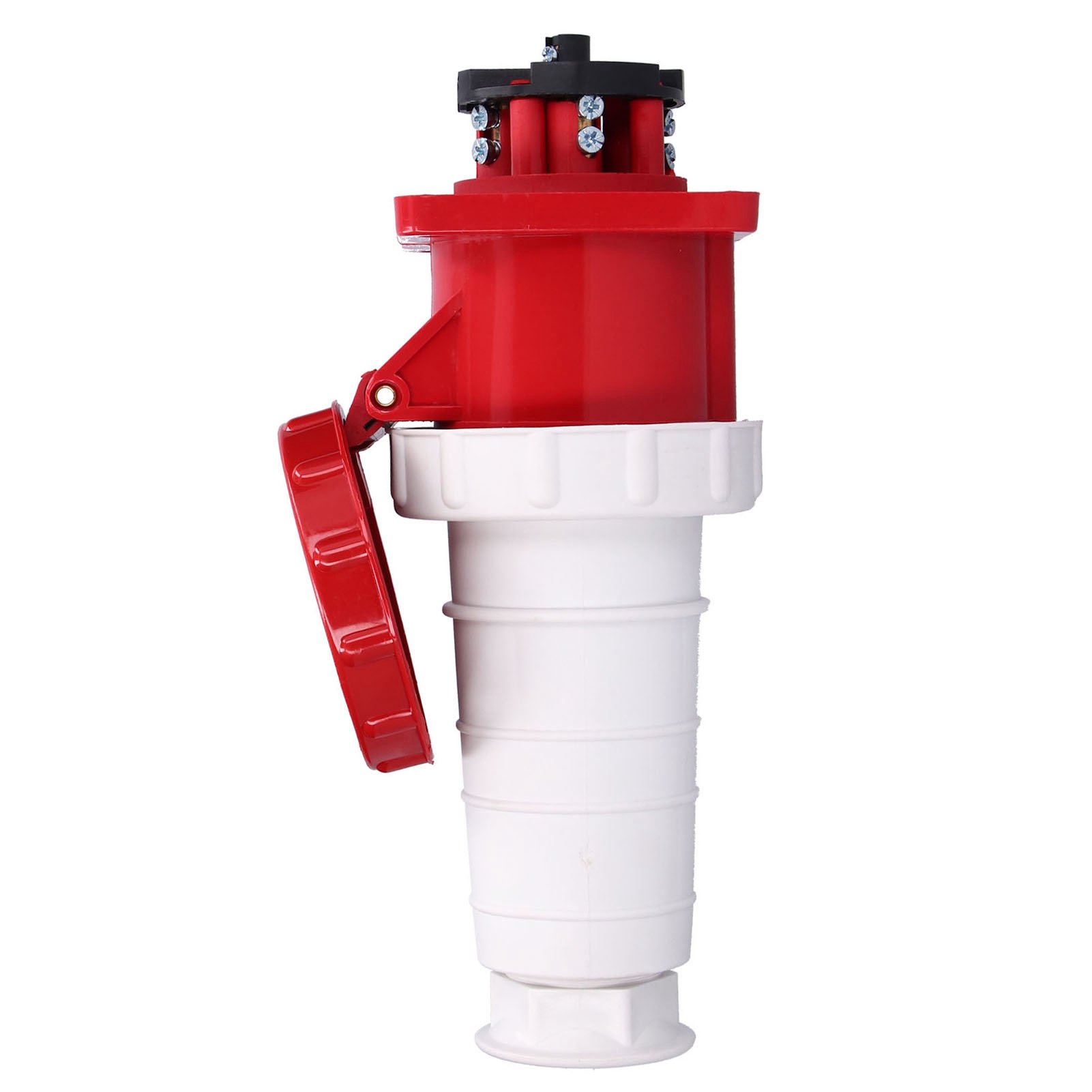 3-phasen-4-polige Industriesteckdose, Verdeckt, Wasserdicht, Stromanschluss-set 380415v 63a 3p+e
