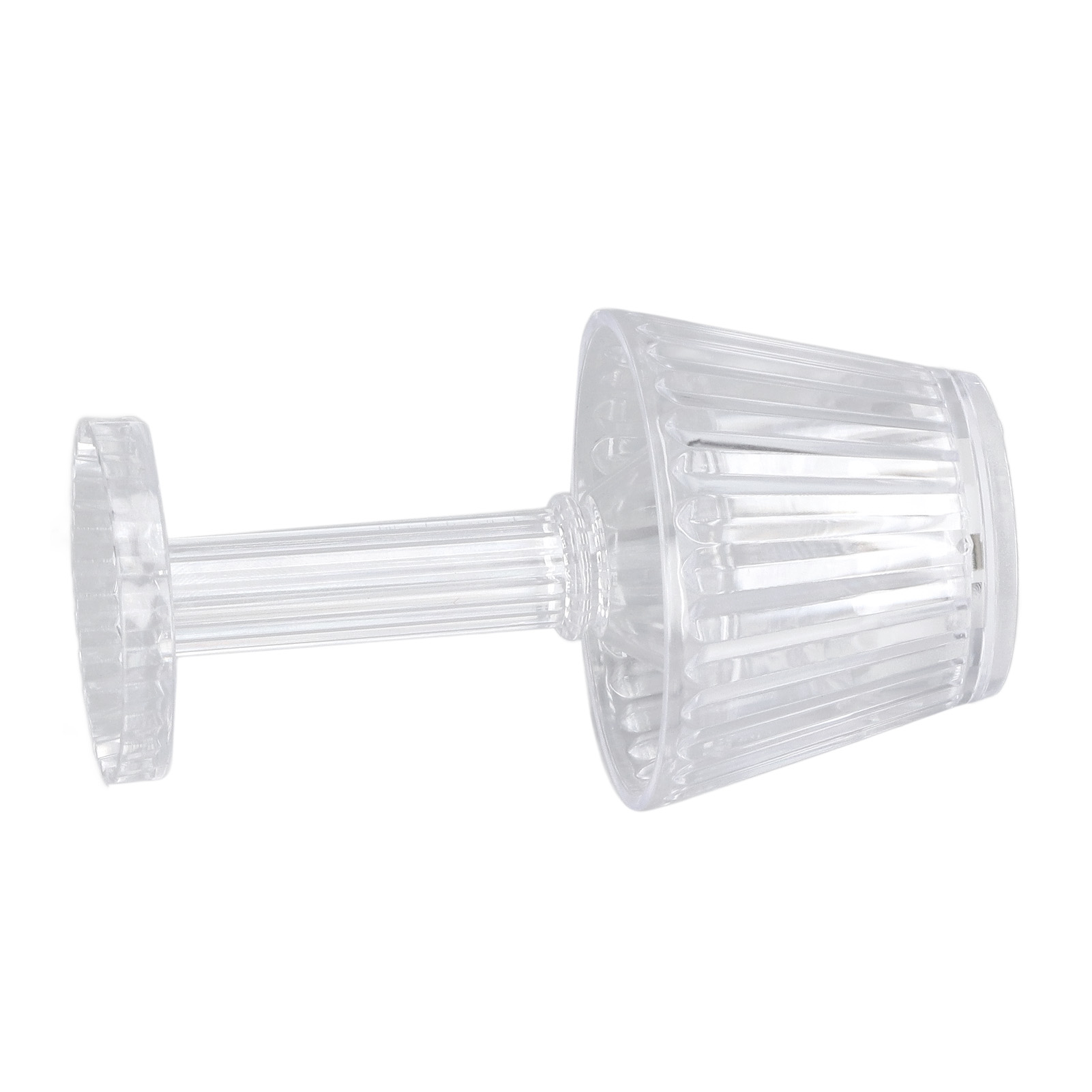 Kristall-diamant-tischleuchte, Intensive Lichtdurchlässigkeit, Mini-tischleuchte Aus Klarem Kristall, Wasserdicht, Nachttischlampe, Warmweiß