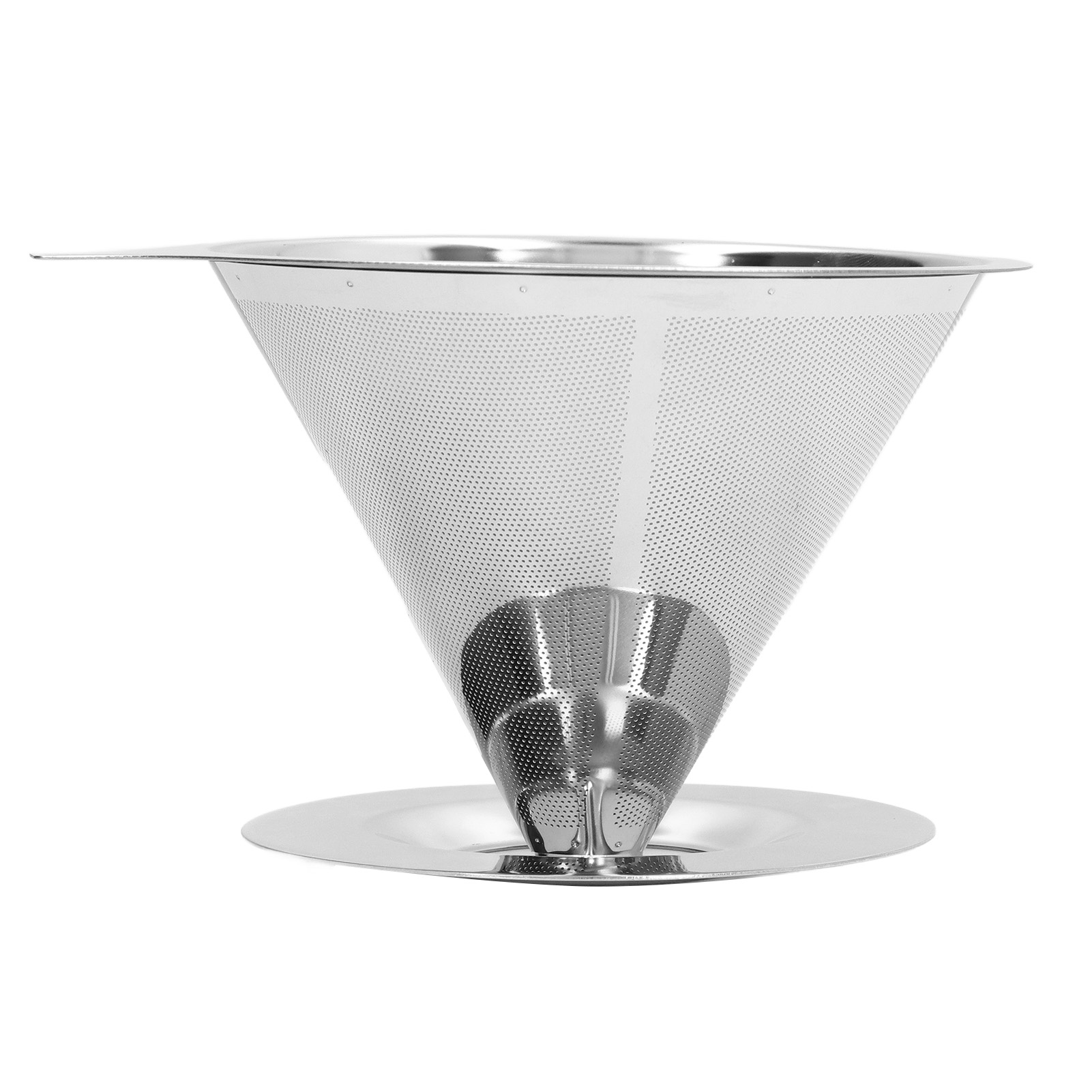 Kaffeefilter Für Filterkaffee, Langsames Auftropfen, 1 Bis 6 Tassen, Kegelfilter, Wiederverwendbar, Edelstahl