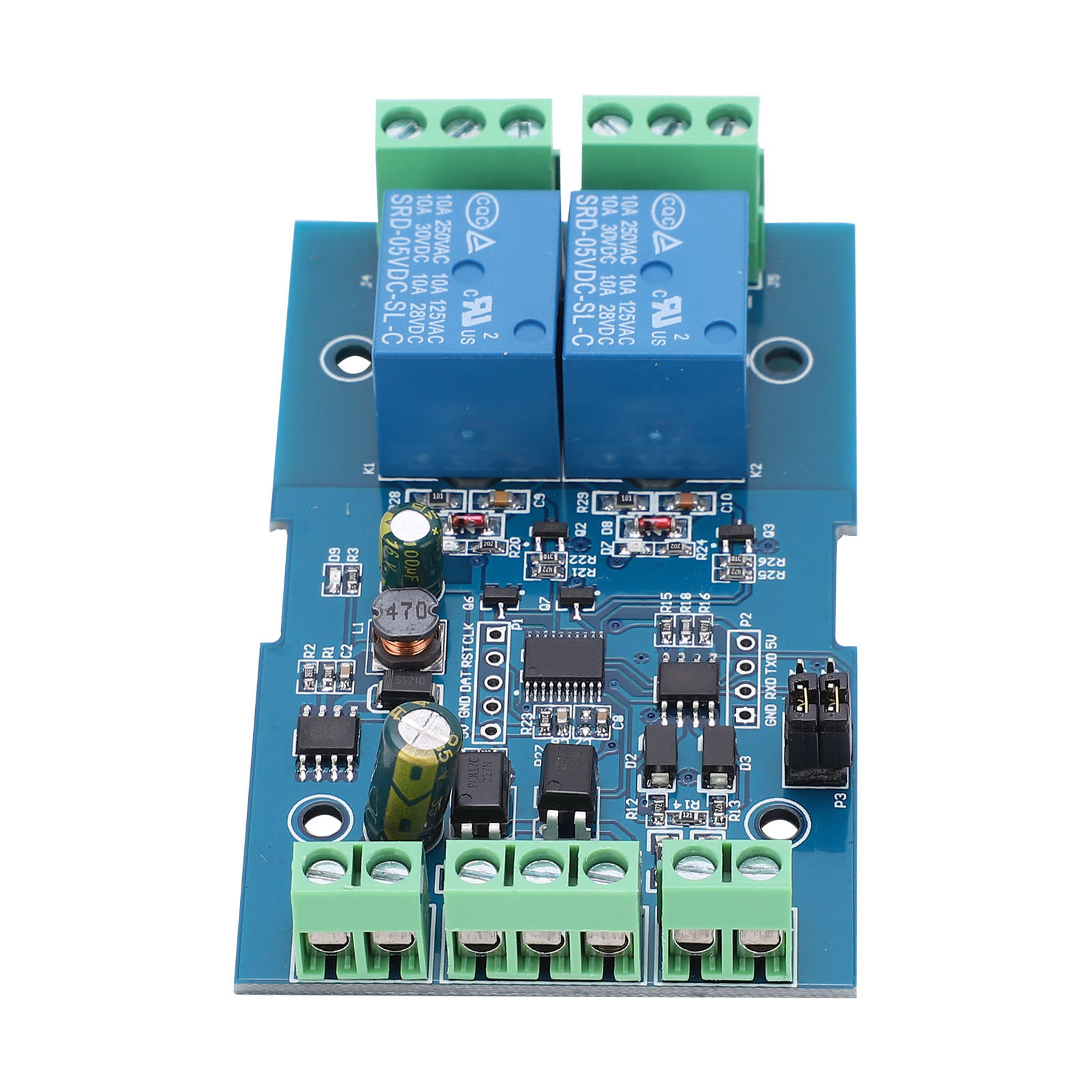 Relaismodul Mit 2 Kanälen, Verpolungsschutz, Ein- Und Ausgang, 724 V, Mit Rs485/ttl-uart-schnittstelle