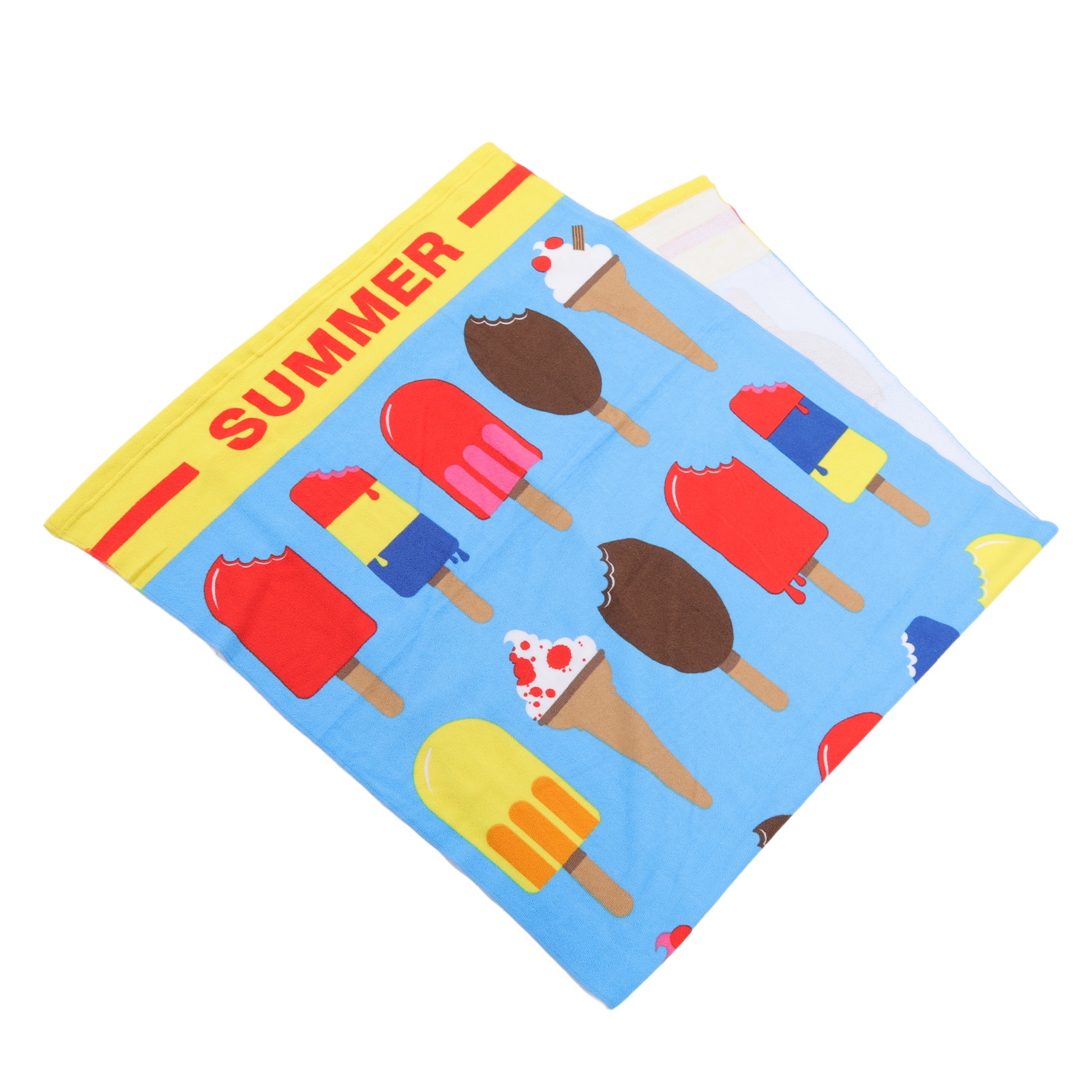 Weiches Mikrofaser-strandtuch, Niedlicher Aufdruck, Schnelltrocknend, Ideal Für Reisen Und Schwimmen (typ A)