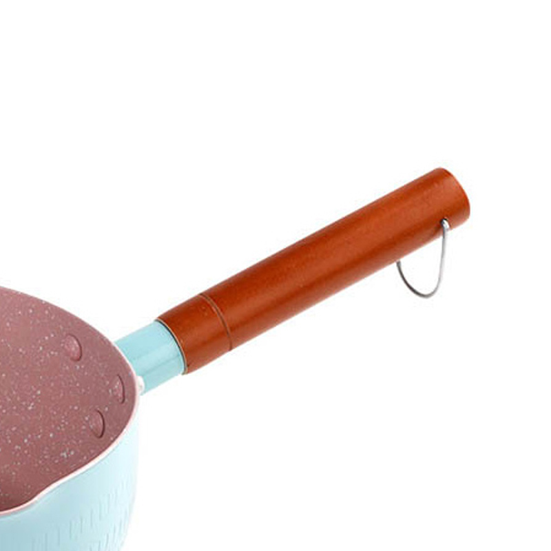 Japanischer Kochtopf, Antihaftbeschichtet, Für Milch-, Nudel- Und Suppensauce, Babynahrung, Blau, 20 Cm