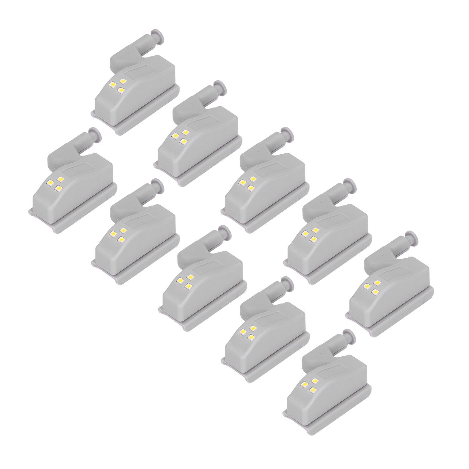 10 Stück Led-schrankinnenbeleuchtung Mit Sensor Für Schlafzimmer, Kleiderschrank, Nachttischlampe