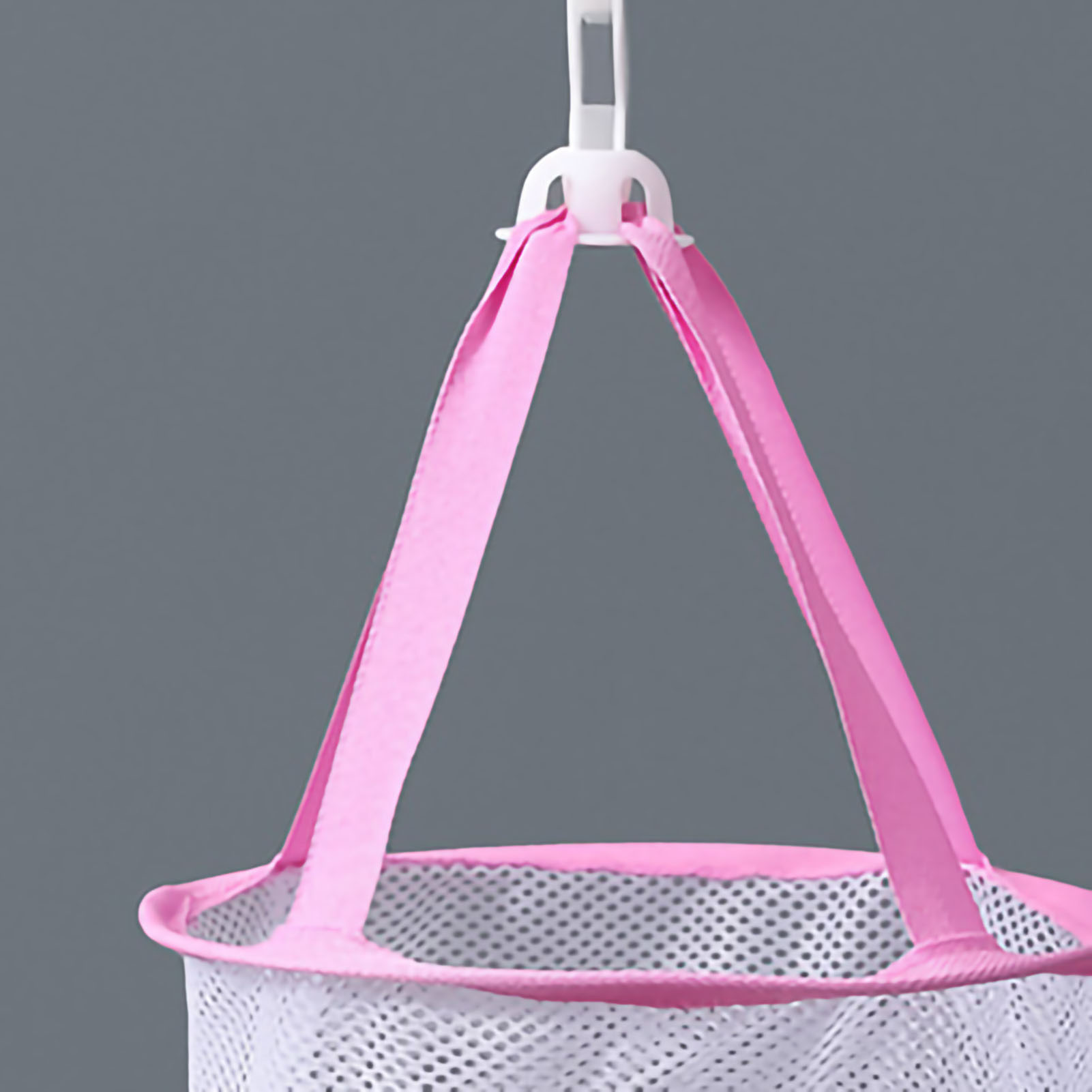Trockennetz Für Make-up-schwämmchen Und -pinsel, 360° Drehbarer Werkzeugkorb, 20 Cm Durchmesser, Rosarot