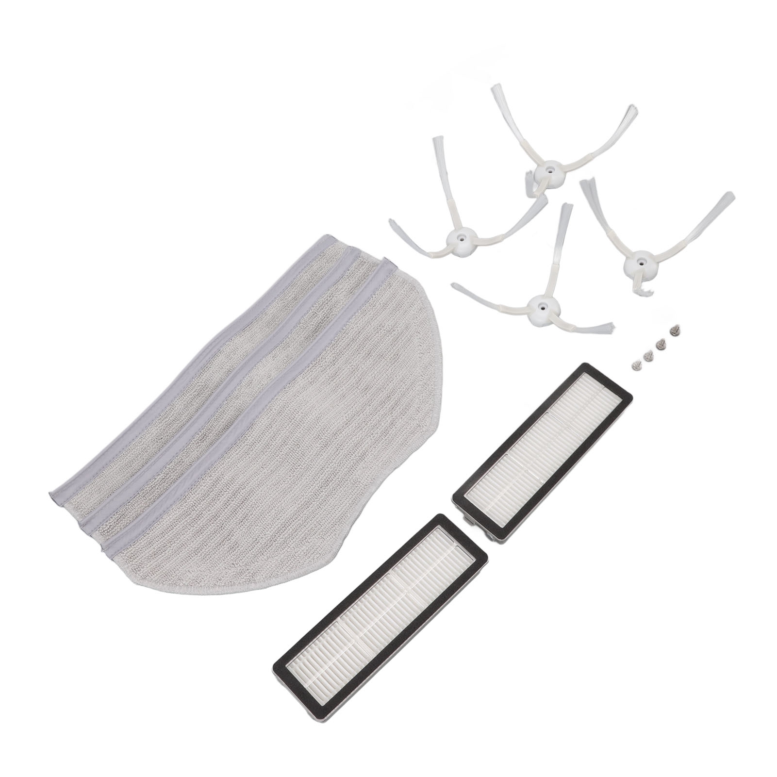 Seitenbürstenfilter-wischtuchset Mit Anti-verwicklungs-funktion, Ersatzzubehör Für Mijia Stfcr01sz Saugroboter