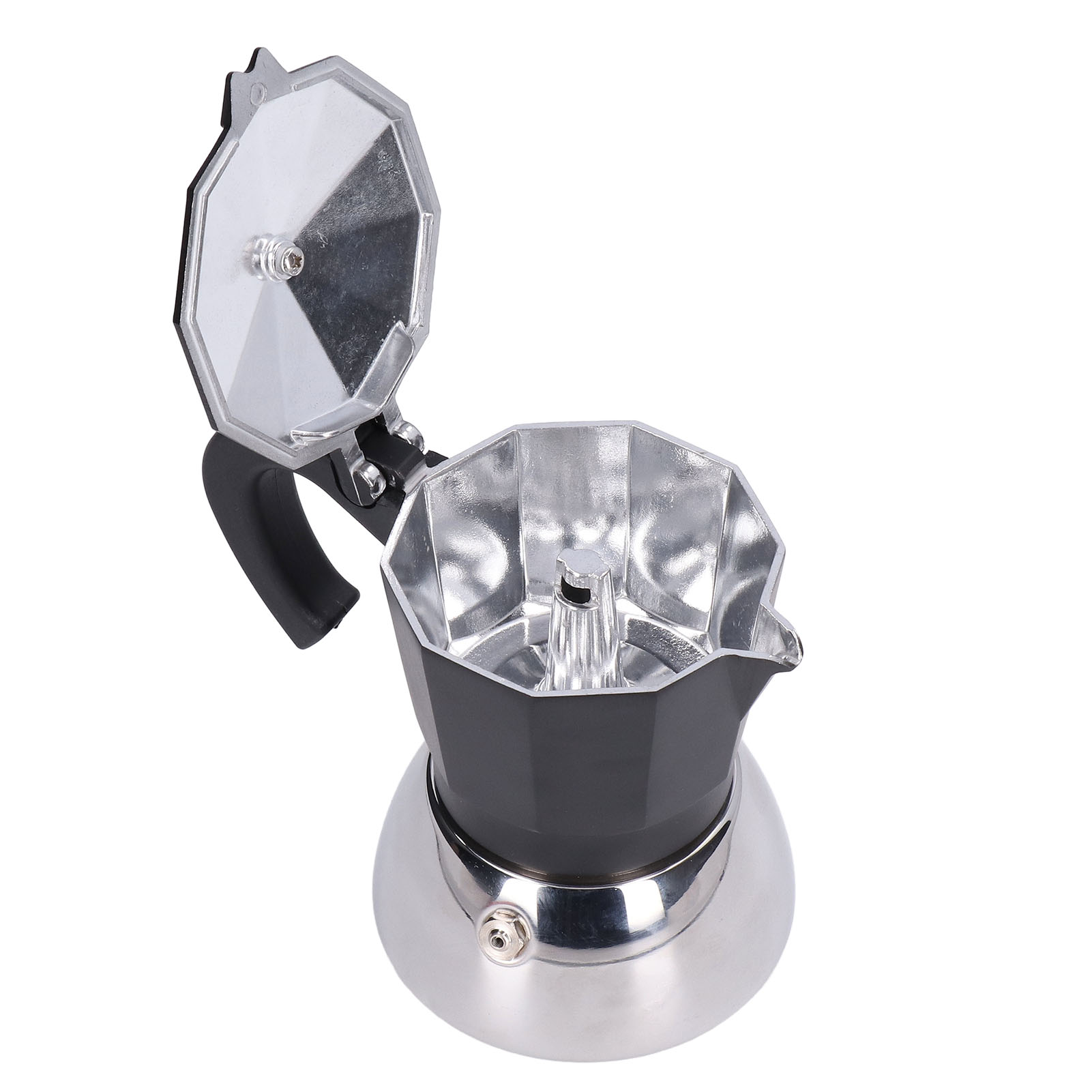 Kaffeekanne, Einfache Reinigung, Vielseitig Einsetzbar, Aus Aluminium Und Edelstahl, Kompakte Größe, 200 Ml