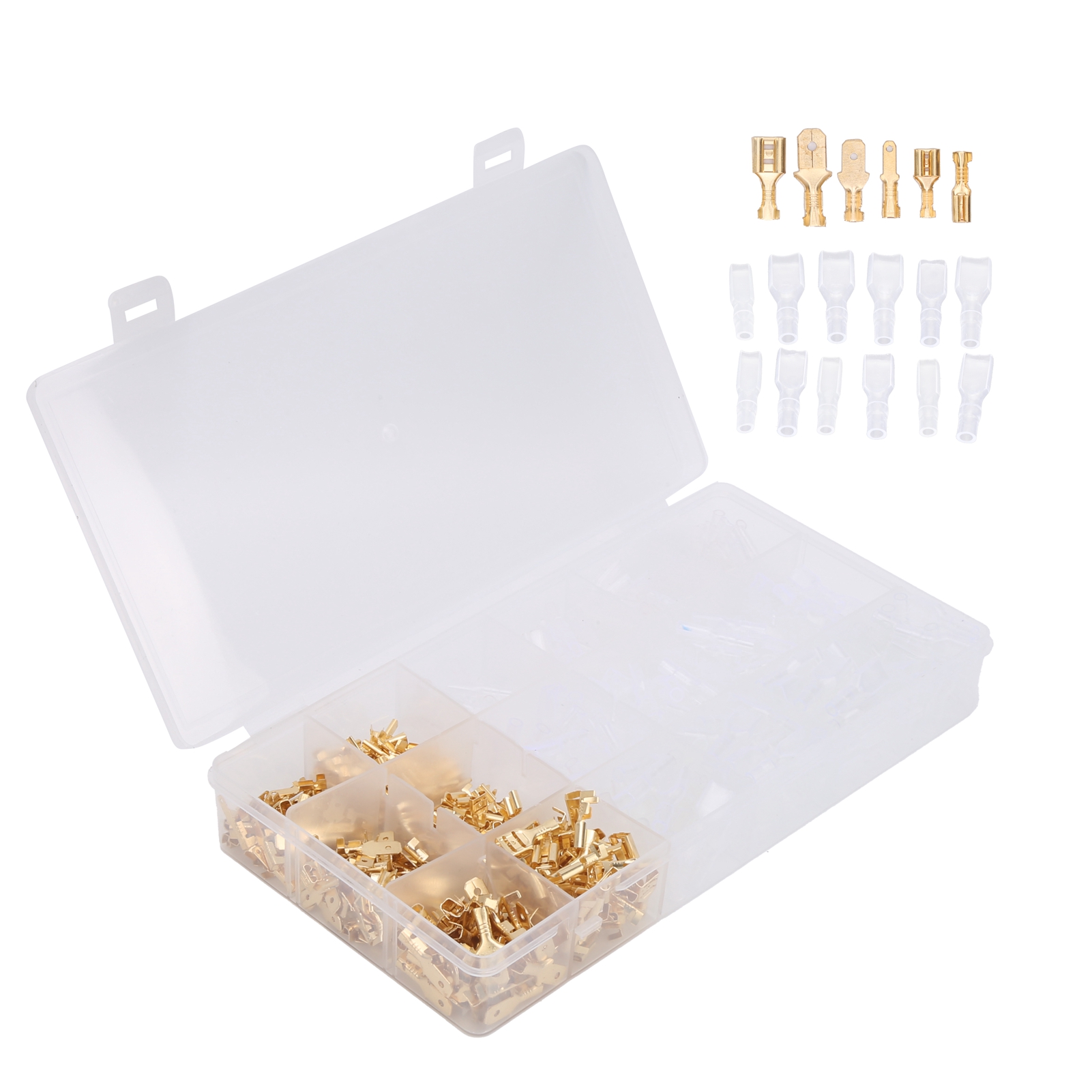 600 Stück Crimpverbinder Für Drahtklemmen (stecker/buchse) – Industriebedarf 2,8/4,8/6,3 Mm