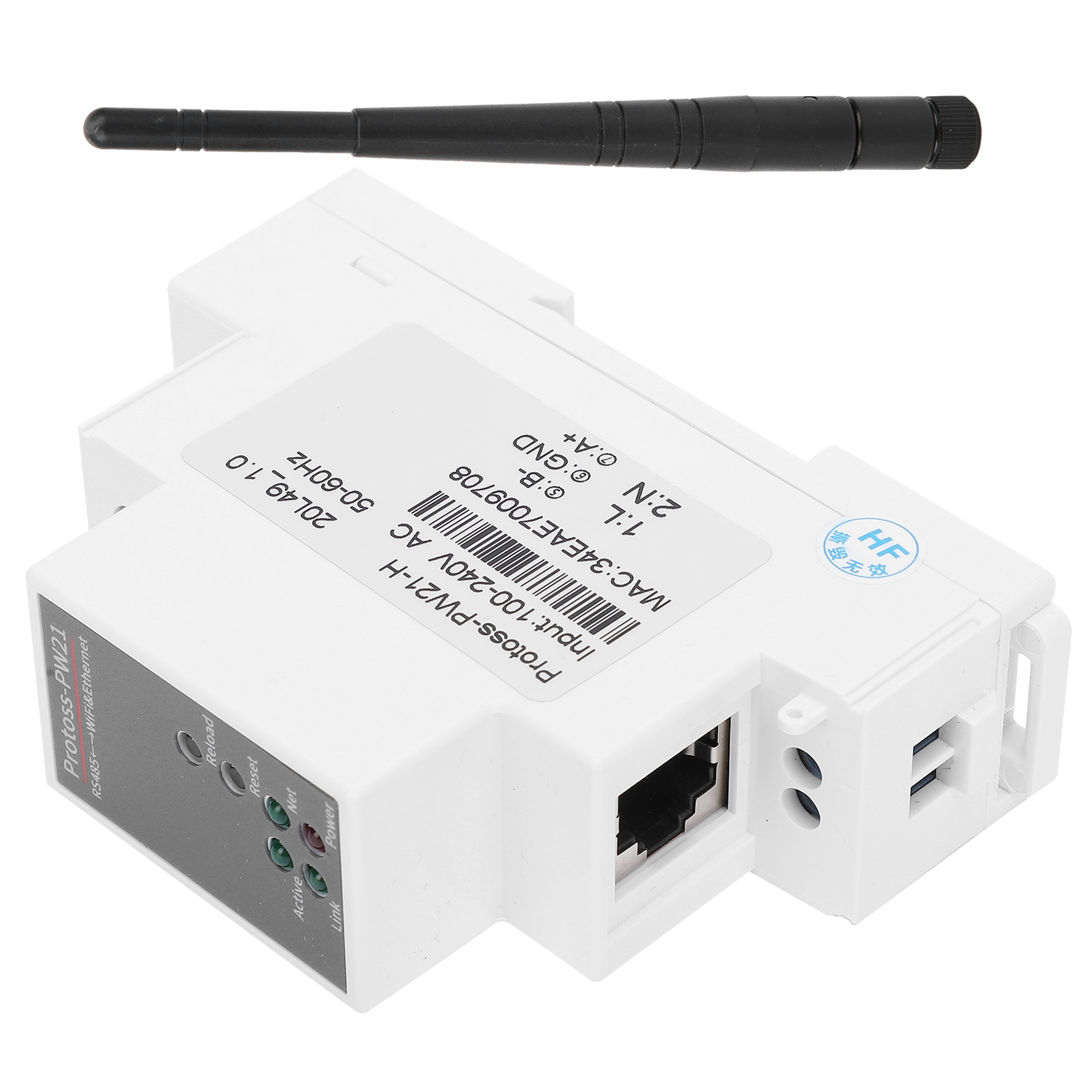 Rs485-zu-wlan/ethernet-seriell-server-ip Für Ecos Mit Antenne Pw21-h Ac 100-240 V