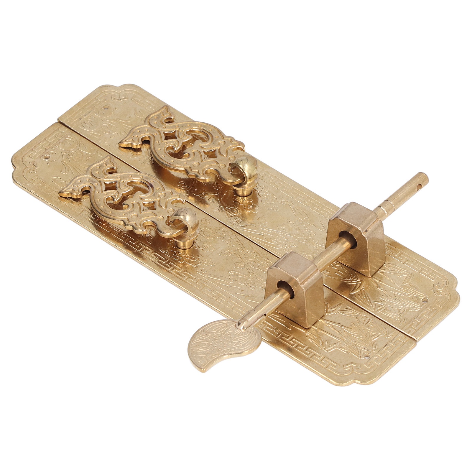 Schrankfrontplatten Aus Messing, Elegantes Botanisches Retro-muster, Dekorative Chinesische Antike Schrankgriffe Für Kommoden