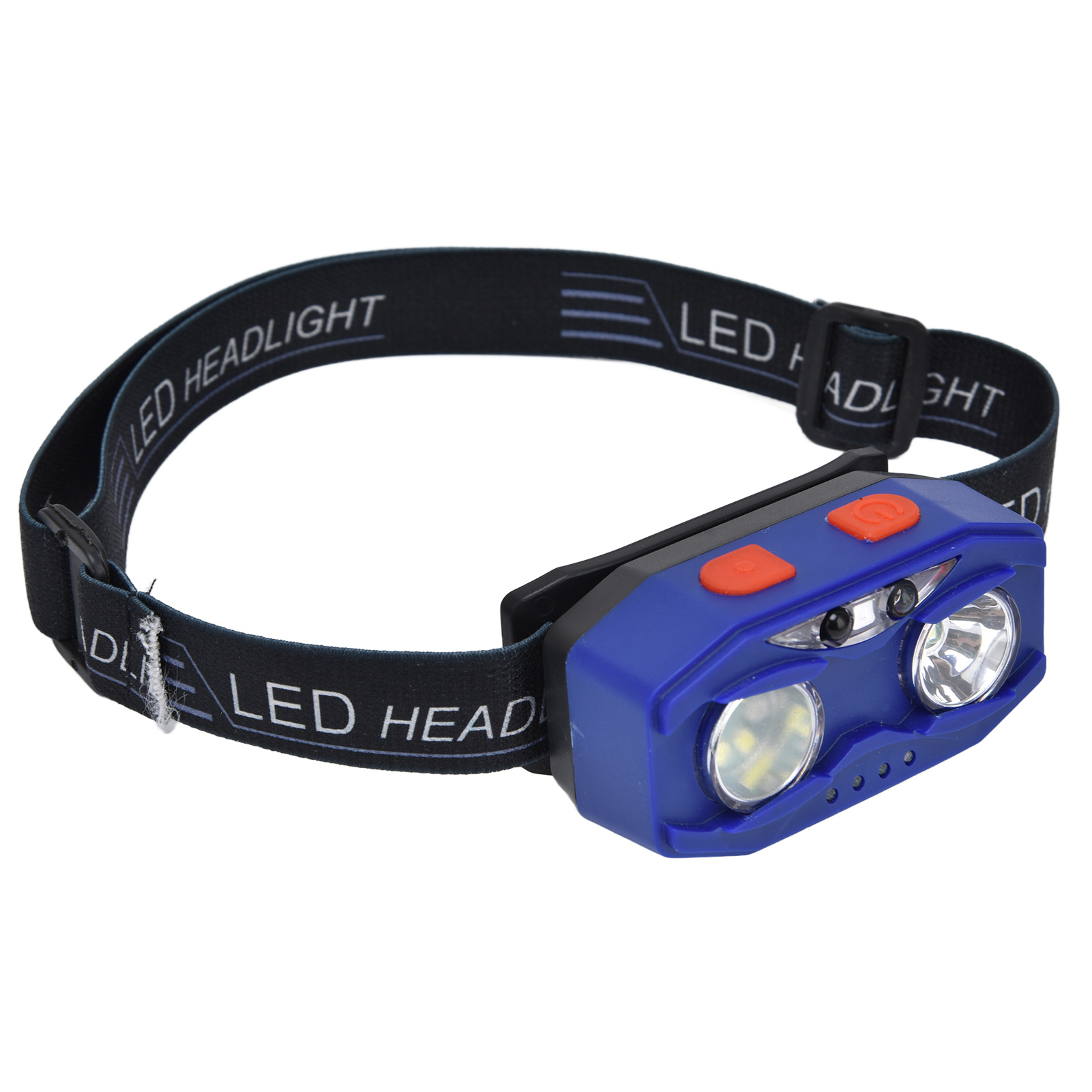 Led-stirnlampe Mit Intelligentem Schalter, Wischgesten-induktion, Usb-ladefunktion, Wasserdicht, Zwei Lichtquellen, Verstellbarem Kopfband