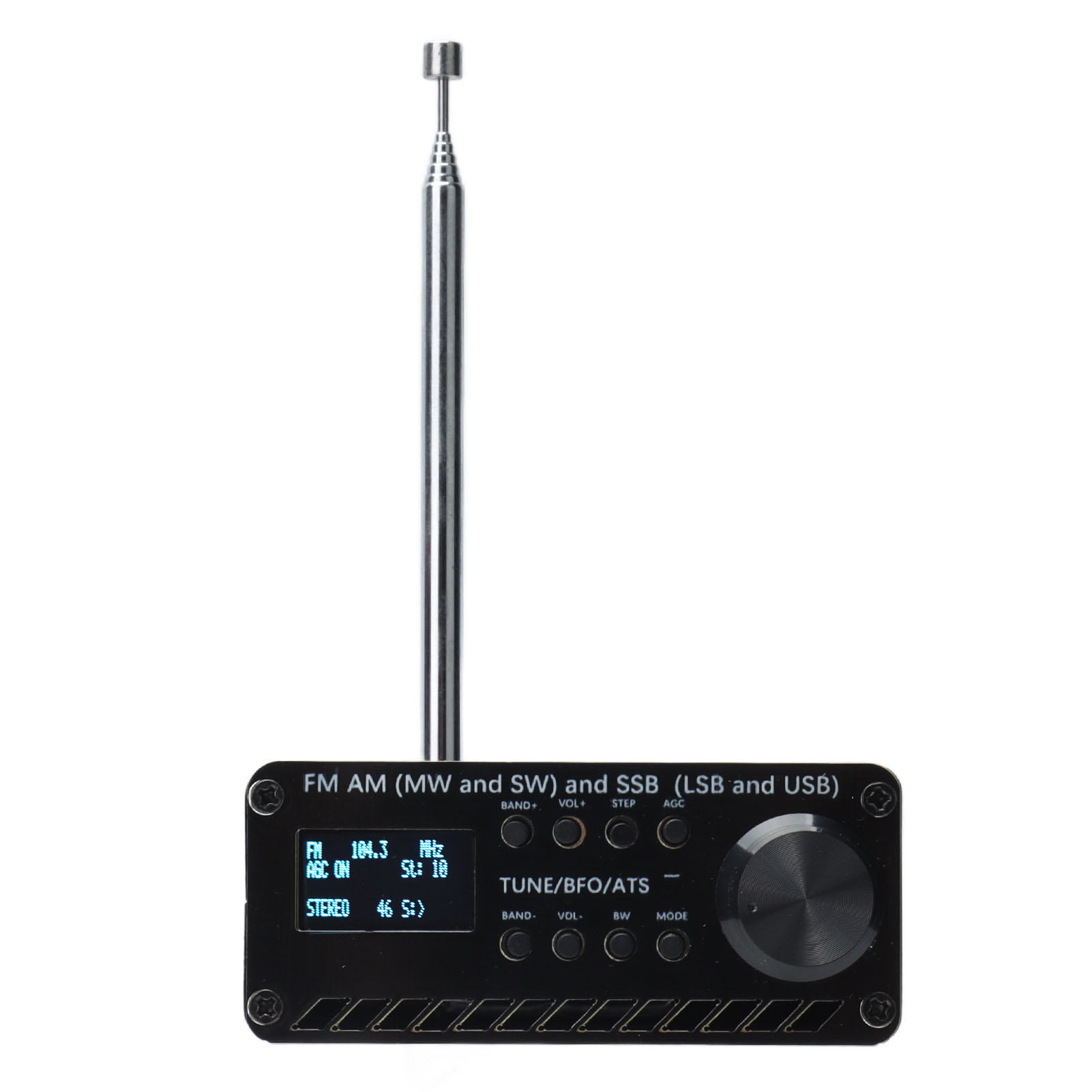 Tragbarer Radioempfänger Fm Mw Sw Ssb Vollband-akkuradio Mit Antenne Si4735