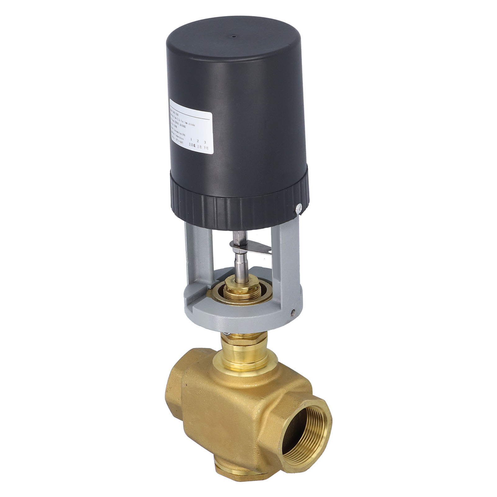 Elektrisch Motorisiertes Regelventil Aus Messing, Bsp, 2-wege, 220 V Wechselstrom, Für Industrielle Anwendungen, Dn40