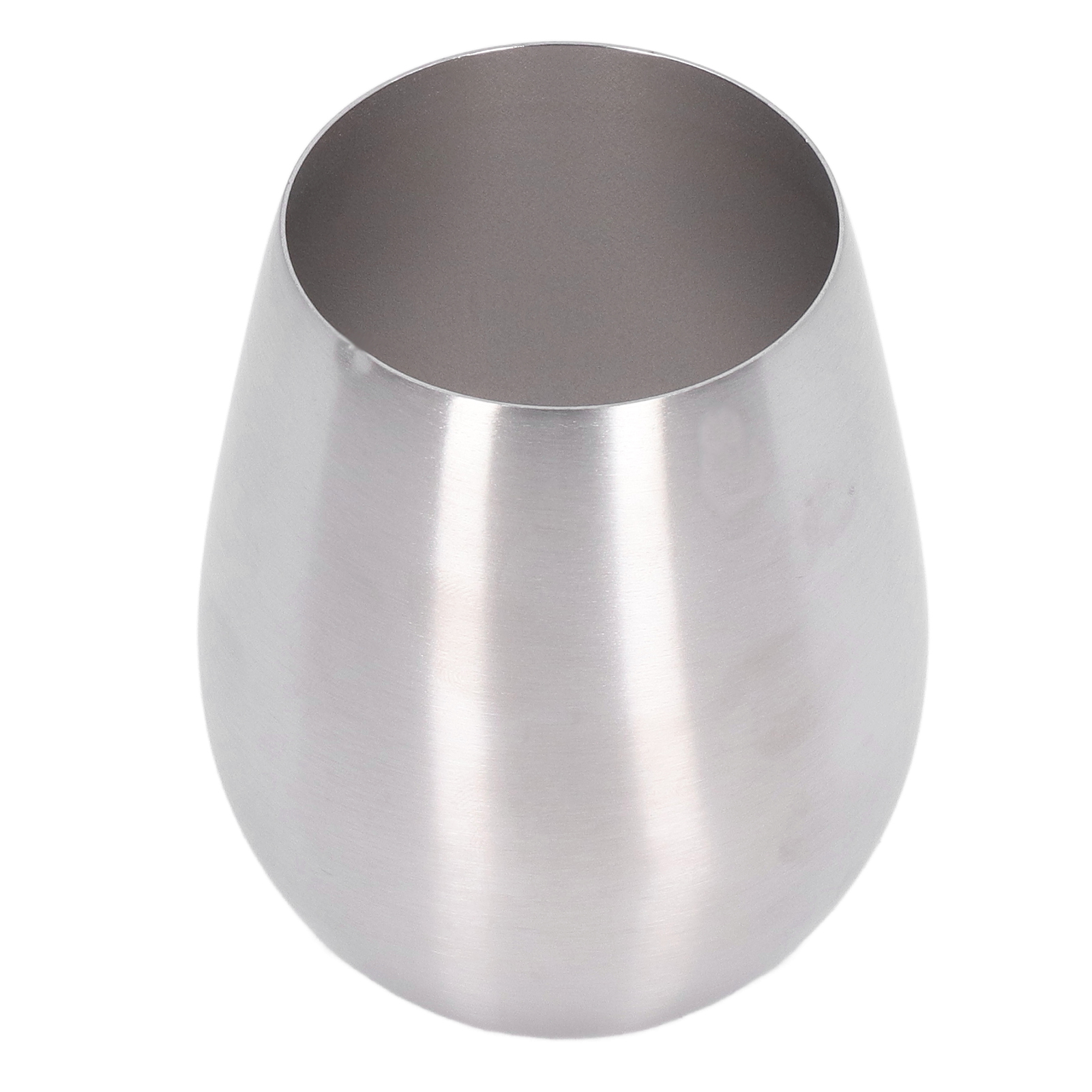 Weinglas Aus Edelstahl, Komfortabler Griff, Metallrand, Sicher, Praktisch, Tragbar, Einfach Zu Verwenden