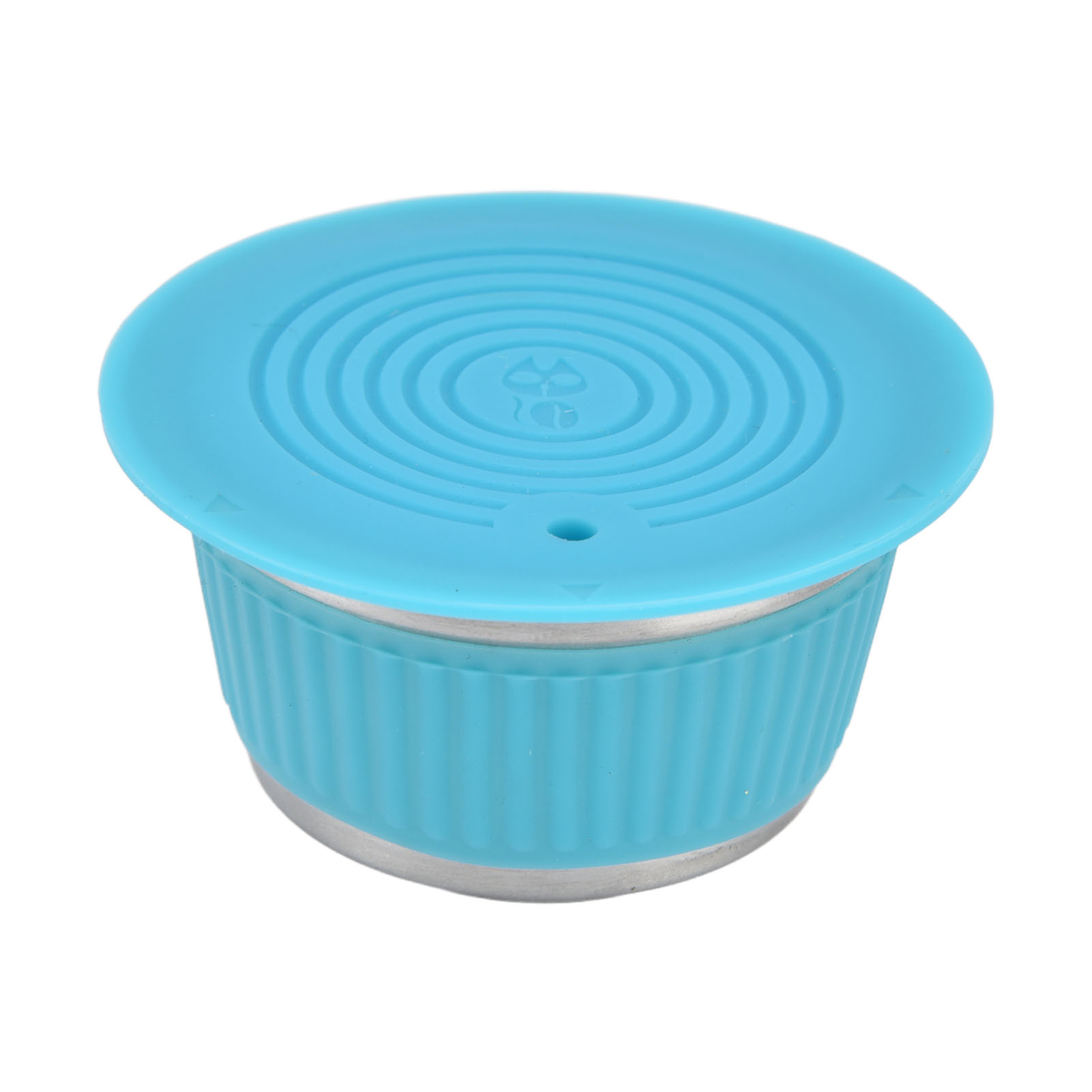 Wiederverwendbarer Kaffeekapsel-filterbecher, Nachfüllbarer Filtertrichter, Tamper-set Für Dolce Gustoblue