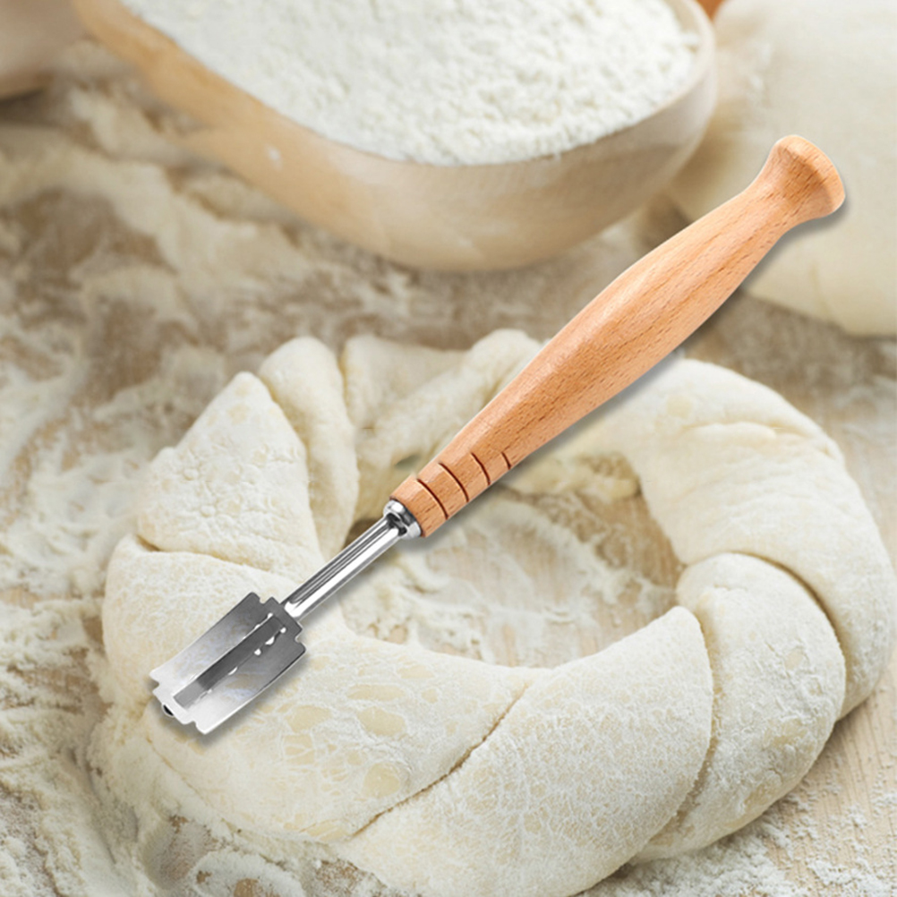 Brotschneider, Teigschneider-werkzeug, Teigschneidemesser, Werkzeug Zur Teigherstellung, Inklusive Leder-schutzhülle