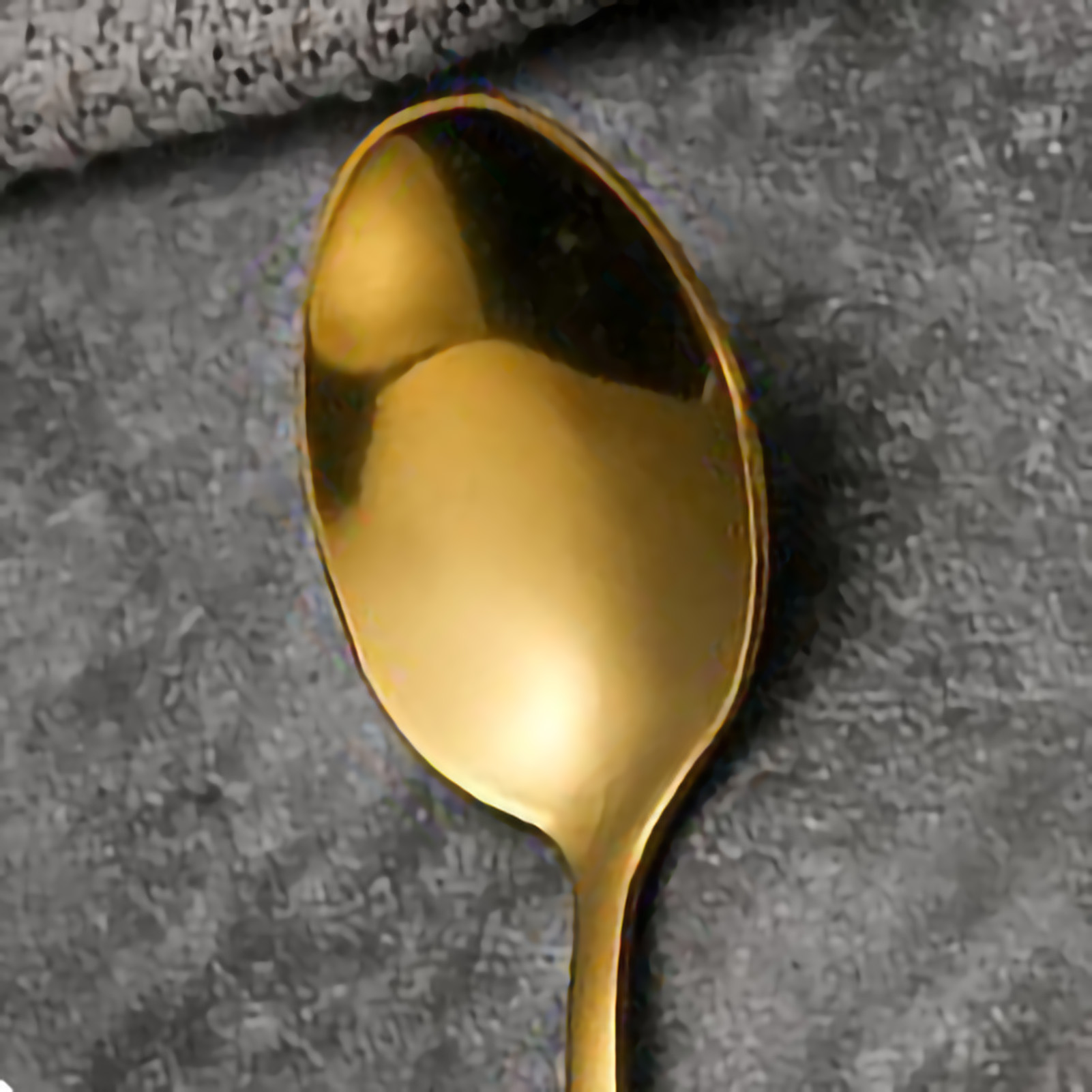 Tragbares Edelstahl-besteckset: Steakmesser, Gabel, Löffel, Robustes Besteck, Kleiner Goldlöffel