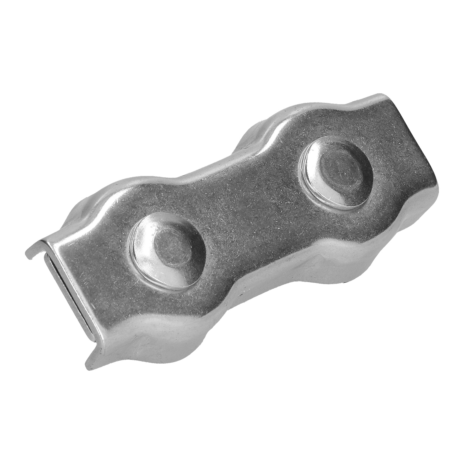 Drahtseilklemmen, Edelstahl-kabelklemmen, Einfacher Griff, Bremssattel, Duplex-verriegelung, 20 Stück, M2