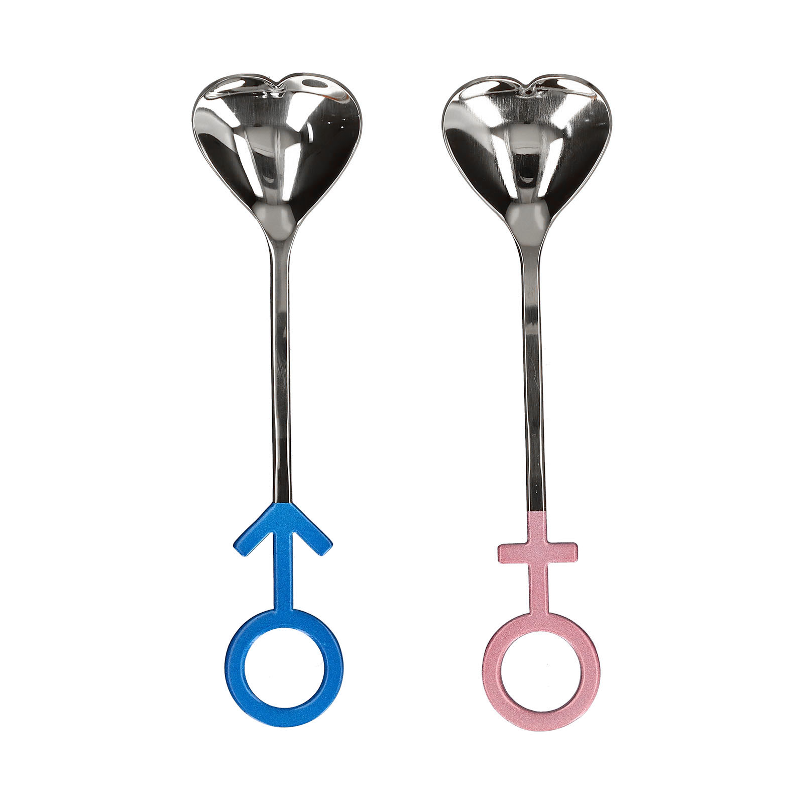 Innovativer Herzförmiger Löffel Für Paare, Aus Edelstahl 304, Für Küche, Haushalt Und Restaurant, In Blau, Rosa Und Silber