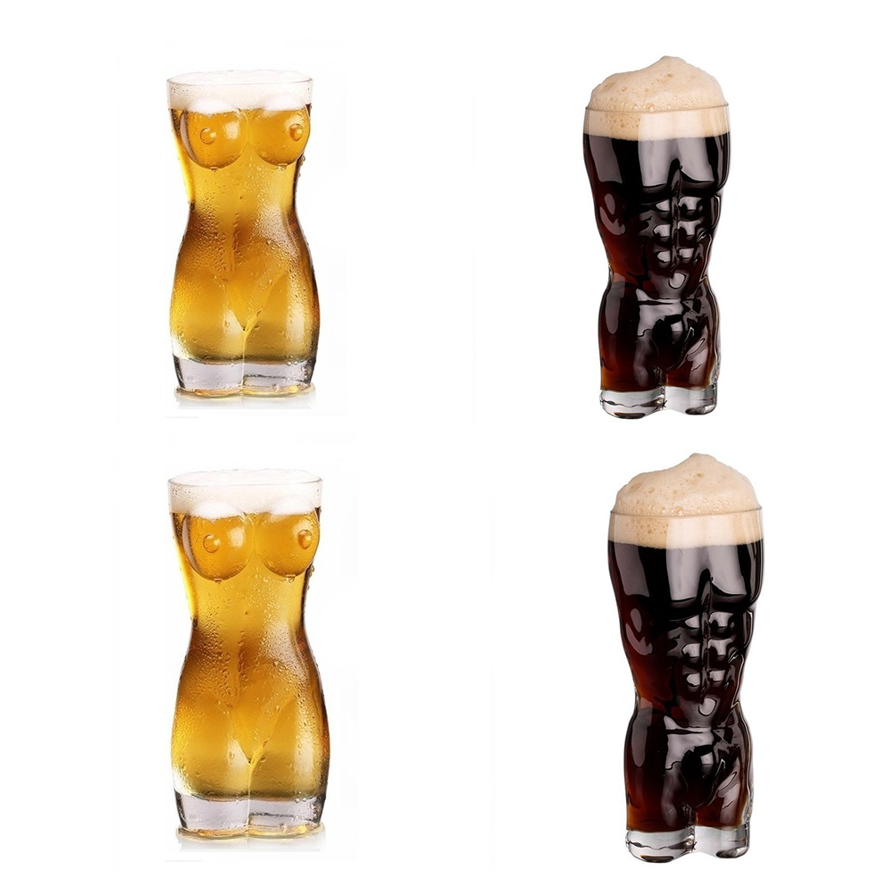Körperförmige Schnapsgläser, Damen- Und Herren-körperform, Glasbecher Für Wodka, Whisky Und Bier