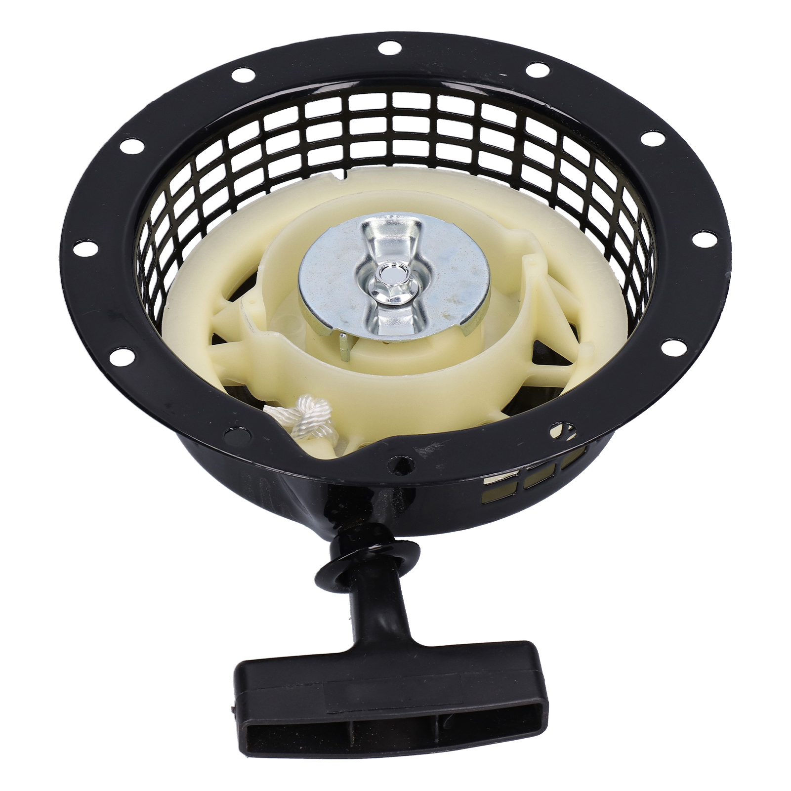 Seilzugstarter-anlasser-set Mit Klauenbefestigung Für Generatoren Der Baureihen 166f, 2600 Und 2700