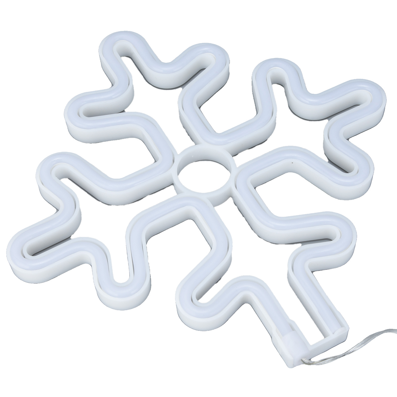 70 Zoll Großes, Romantisches Weihnachtsschild Mit Schneeflockenmotiv, Batterie- Und Usb-betrieben, Led-neonlicht, 5 V
