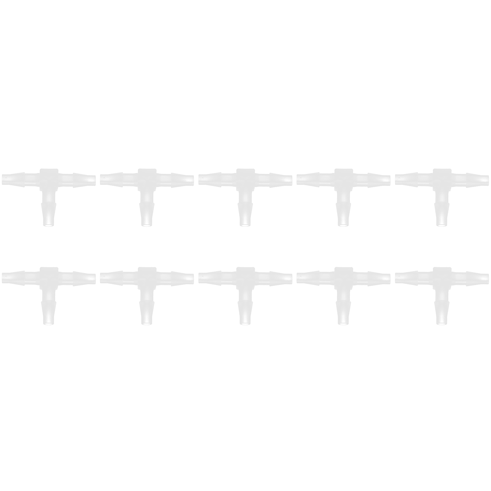 10 Stück 3-wege-kunststoff-fittings, Druck- Und Temperaturbeständig, T-förmig, 1/2"-schlauchanschluss, 6,4