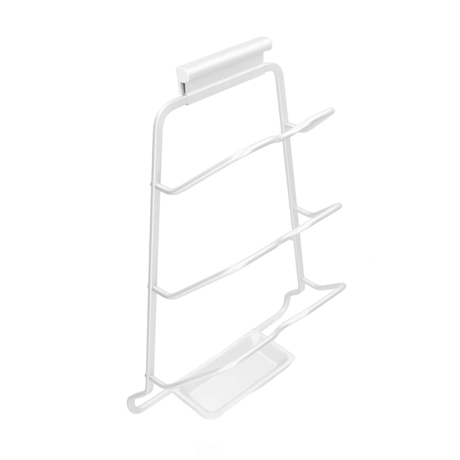 Topfdeckelhalter, 30 Kg Tragkraft, Kapazität Für 3 Deckel, S-förmige Mulde, Aluminium-topfdeckelhalter Mit Tropfschale Für Die Küche