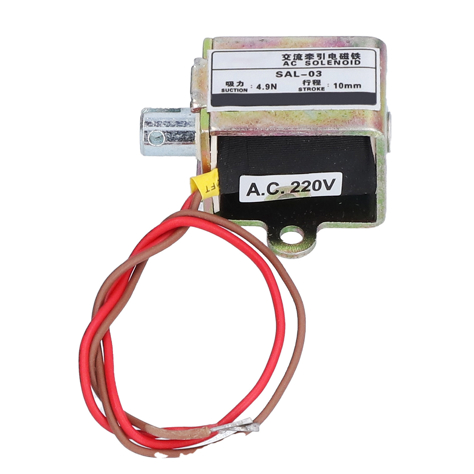 Berm Zugmagnet-elektromagnet, 4,9 N Saugkraft, 10 Mm Hub, Sal‐03, Ac220v