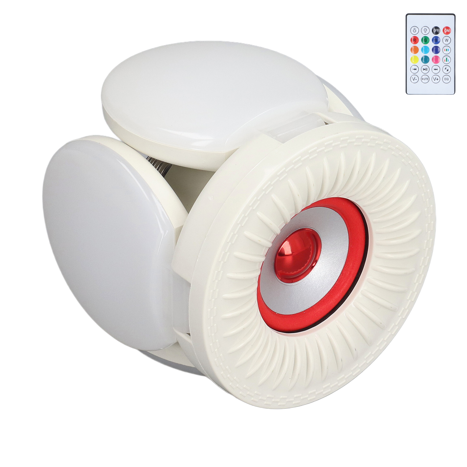 Flexible, Verstellbare Rgb-musiklampe Mit Augenschutz Für Keller Und Garagen, 85 V Bis 265 V