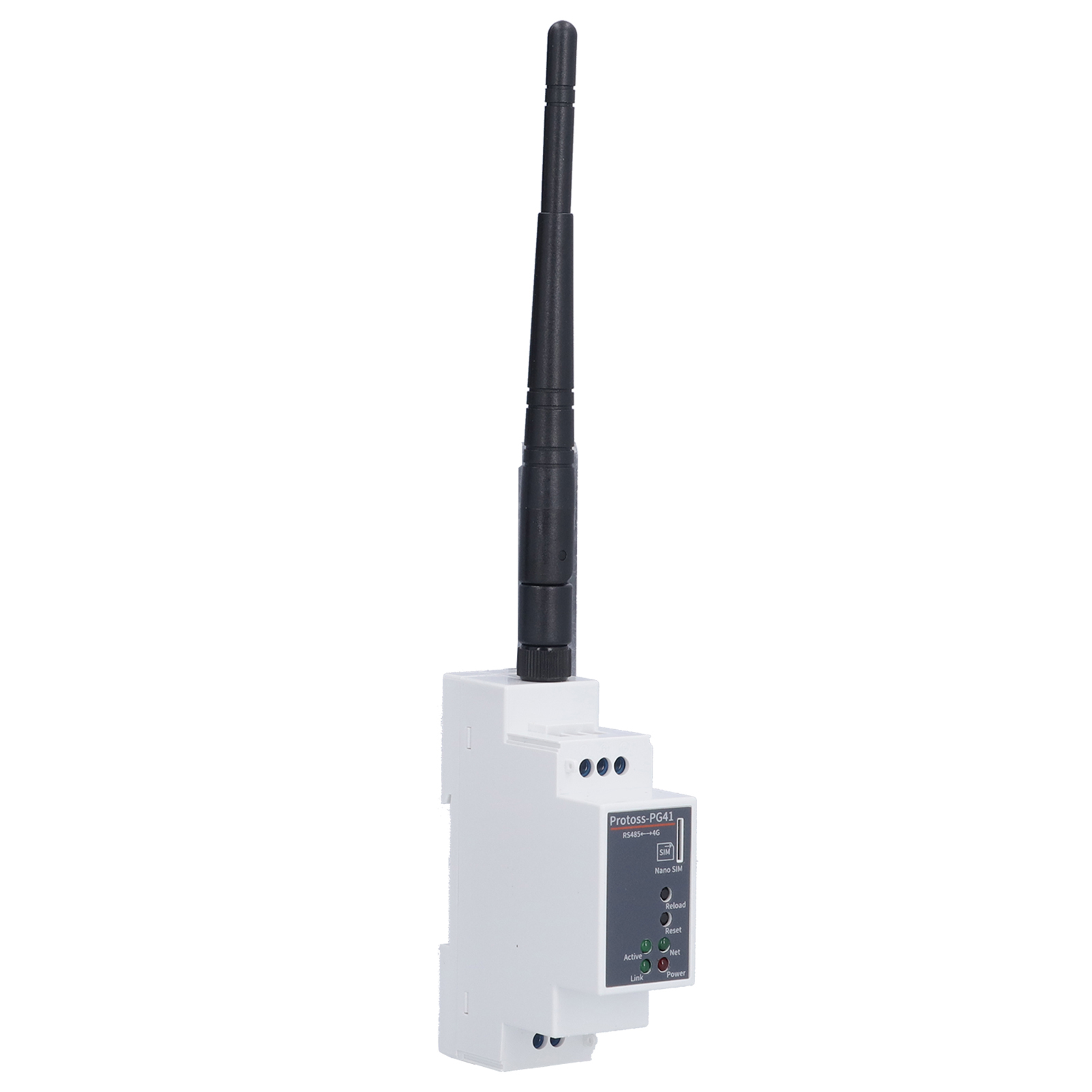 Ethernet-seriell-server Rs485 Zu 4g Dtu-schienenmontage Cat1 5 Modus 13 Frequenz 100–240 V Ac