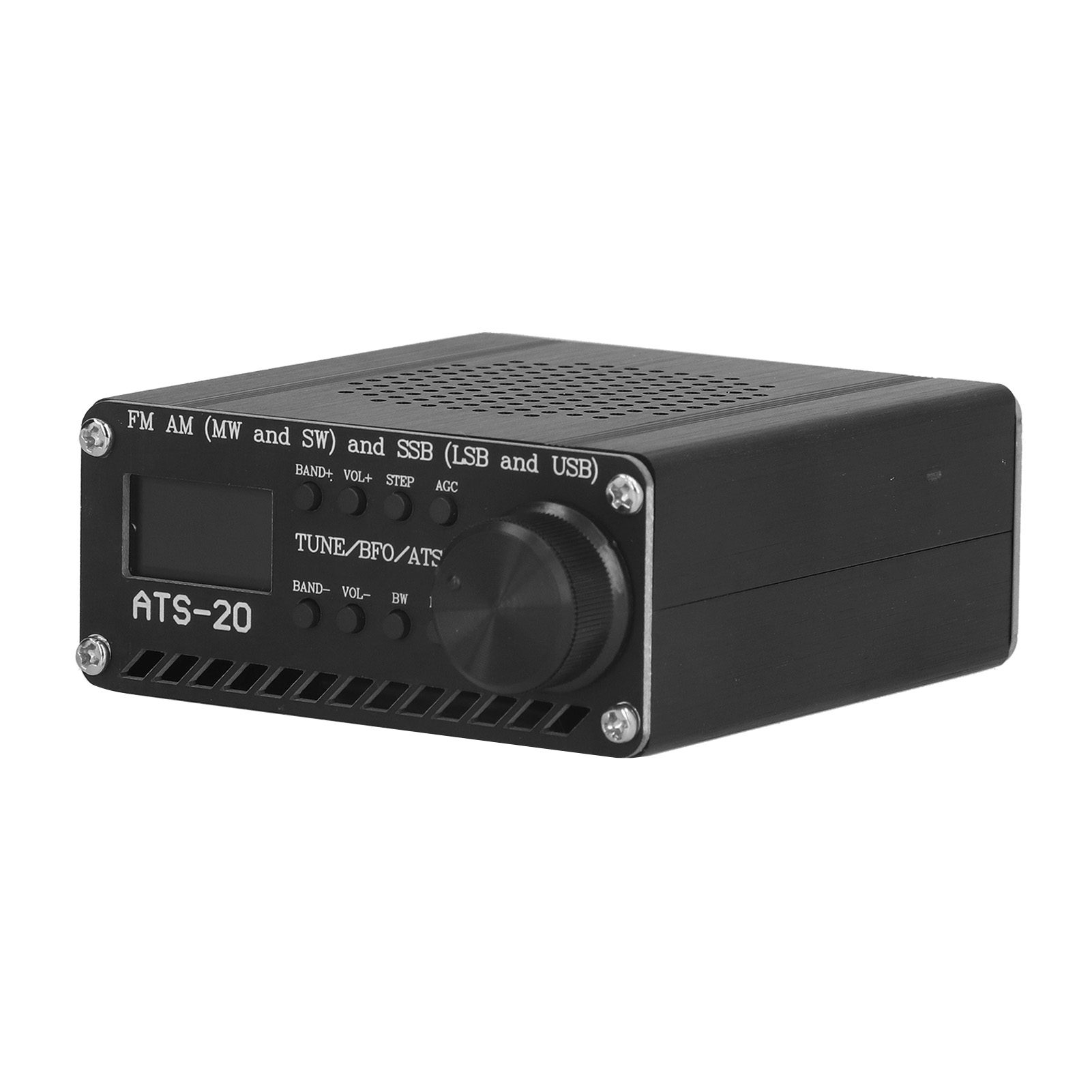 Vollbandempfänger Fm Am Lw Sw Radioscanner Tragbarer Handrekorder Mit Antenne Ats‐20
