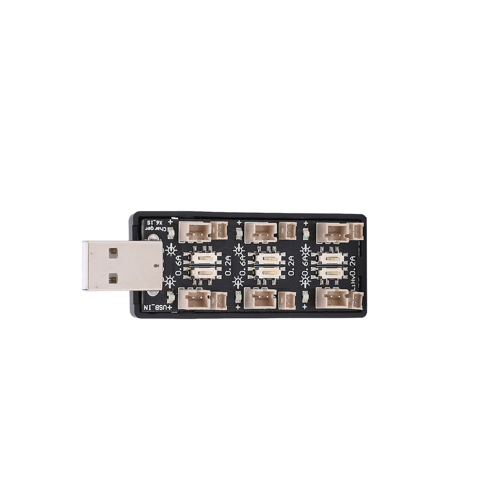 6-kanal-usb-zu-3,8-v-akkuladegerät, 2,5–4,35-v-ladeplatine Mit Led-anzeigen