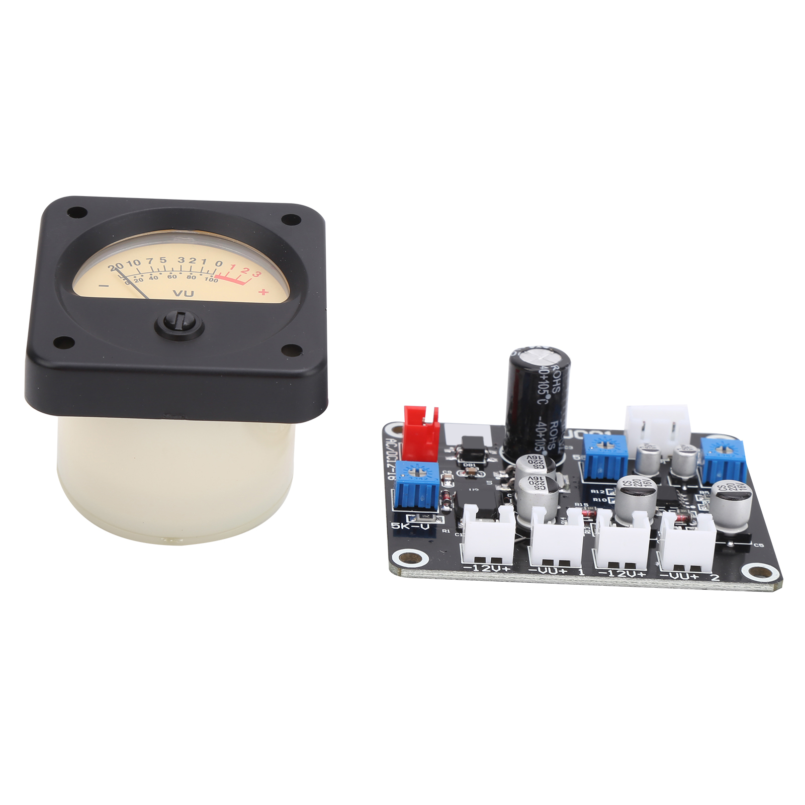 Ts-db45r Vu-meter + Treiberplatine Diy-audio-leistungspegelmesser Mit Hintergrundbeleuchtung