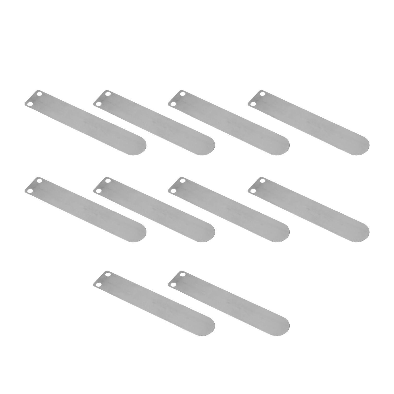 10 Stück Luftkompressor-ventilplatten, Zungenförmig, Ansaug- Und Auslasszubehör Aus Gusseisen, 80 Lange Ansaugplatte