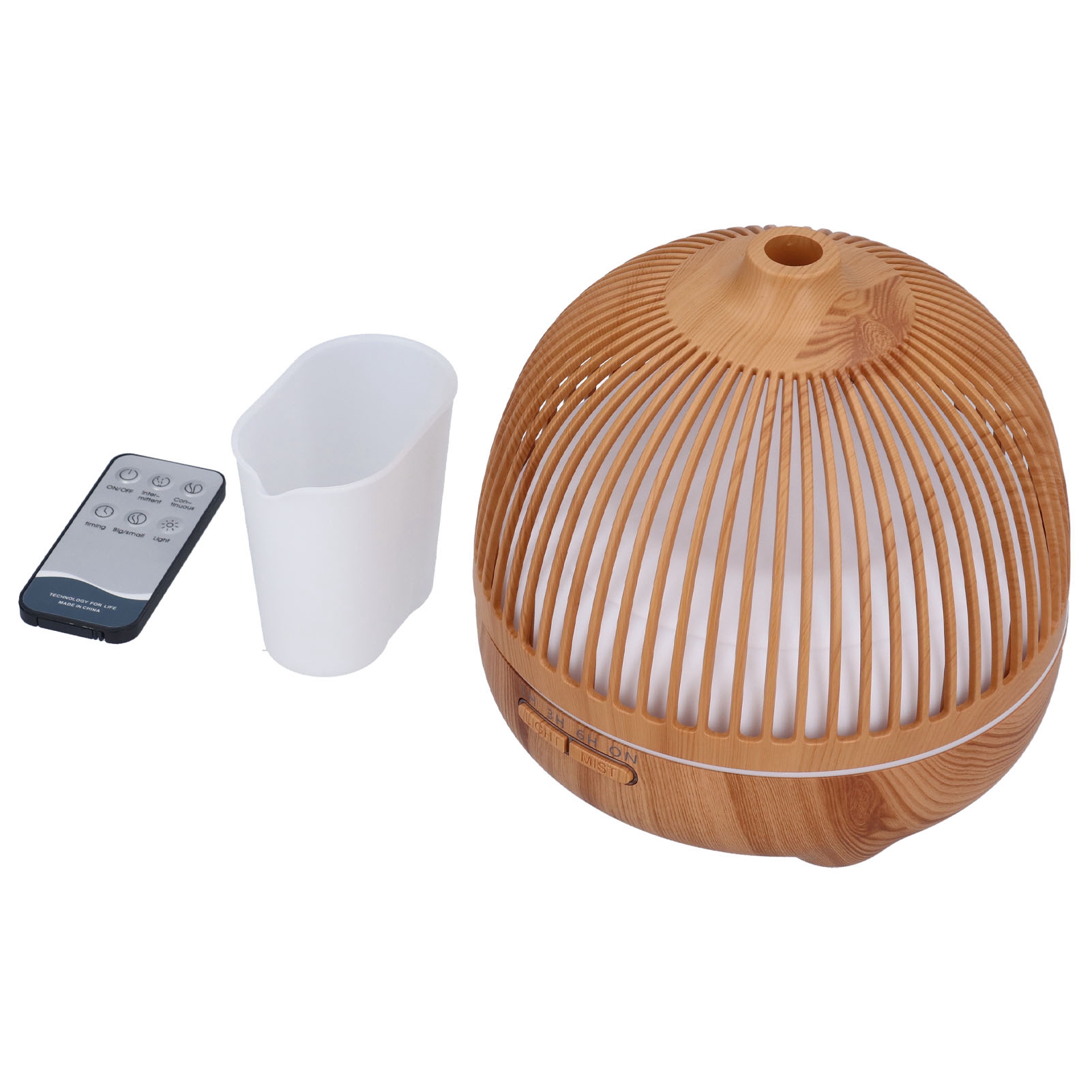 Luftbefeuchter Für Zuhause Mit 7 Farbwechselnden Leds, Hohlem Vogelkäfig-design, Ultraschall-diffusor Für Ätherische Öle, 100–240 V, Eu-stecker
