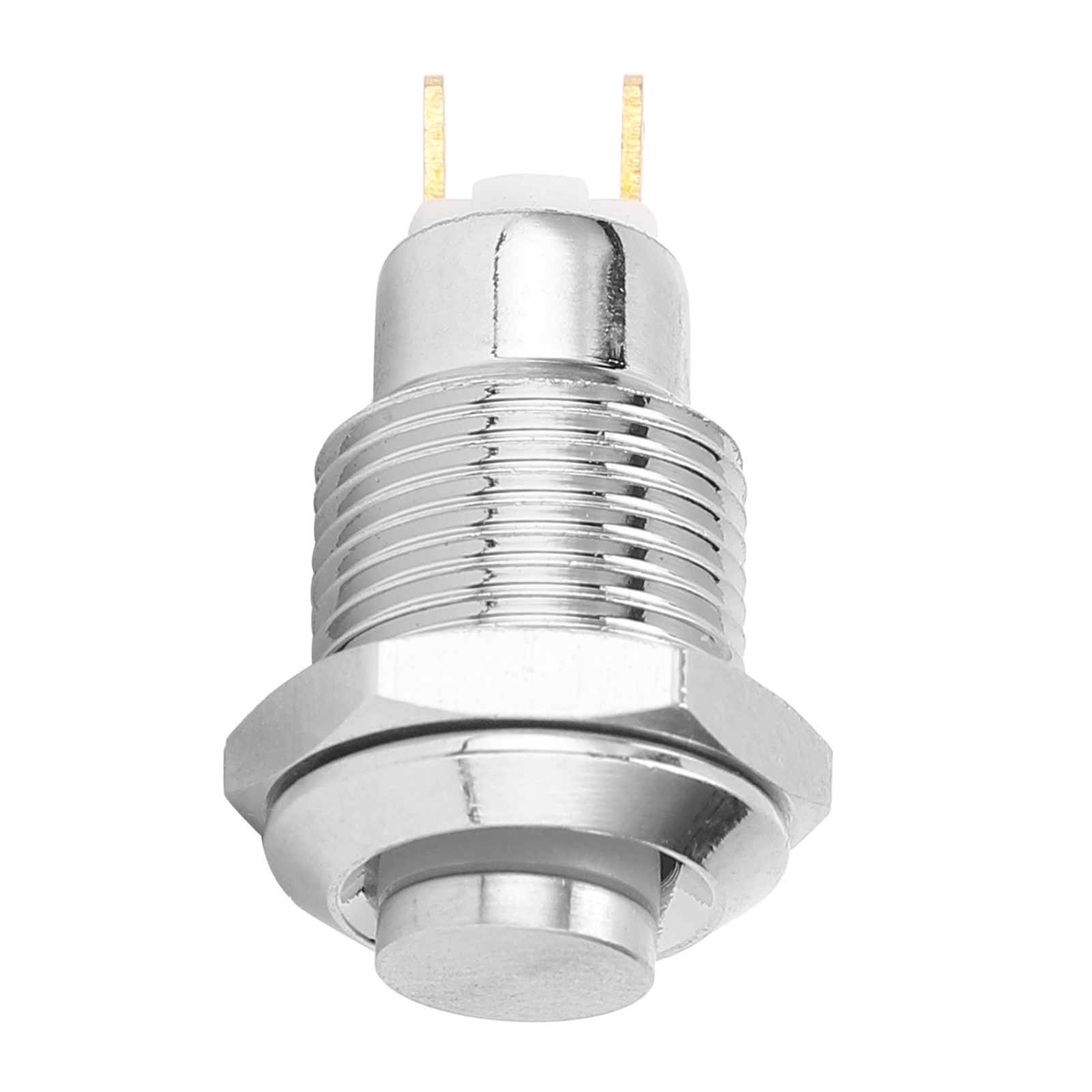 10-mm-edelstahl-druckknopf-startschalter, Wasserdichter Momenttaster, 3 V